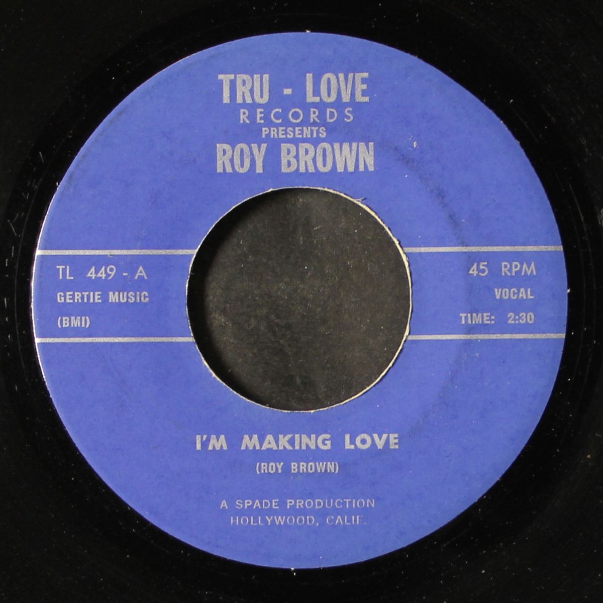i'm making love / rocks is my pillow by ROY BROWN