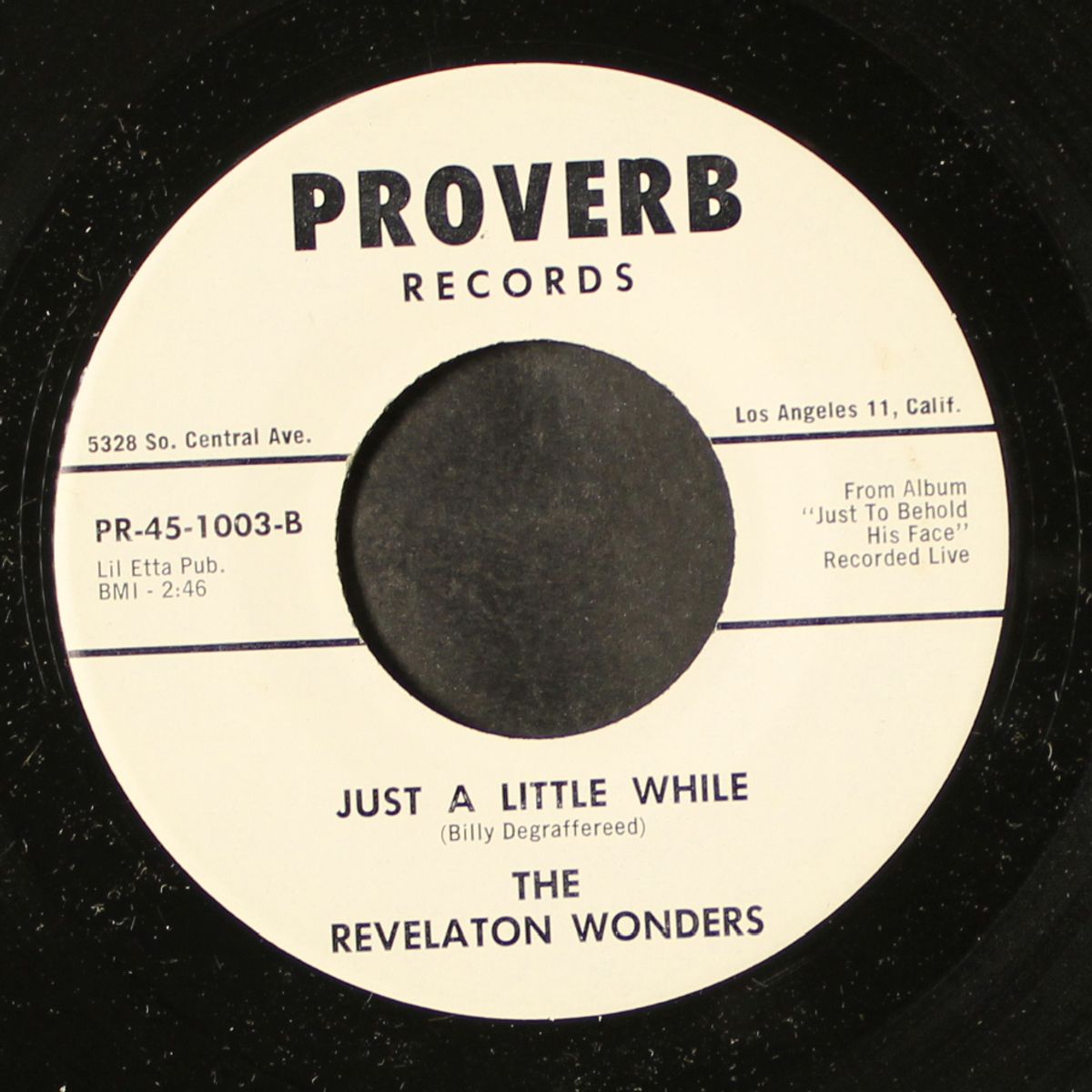 just to behold his face / just a little while by REVELATION WONDERS