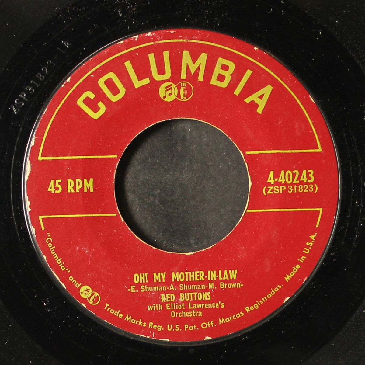 oh! my mother-in-law / the buttons' bounce by RED BUTTONS