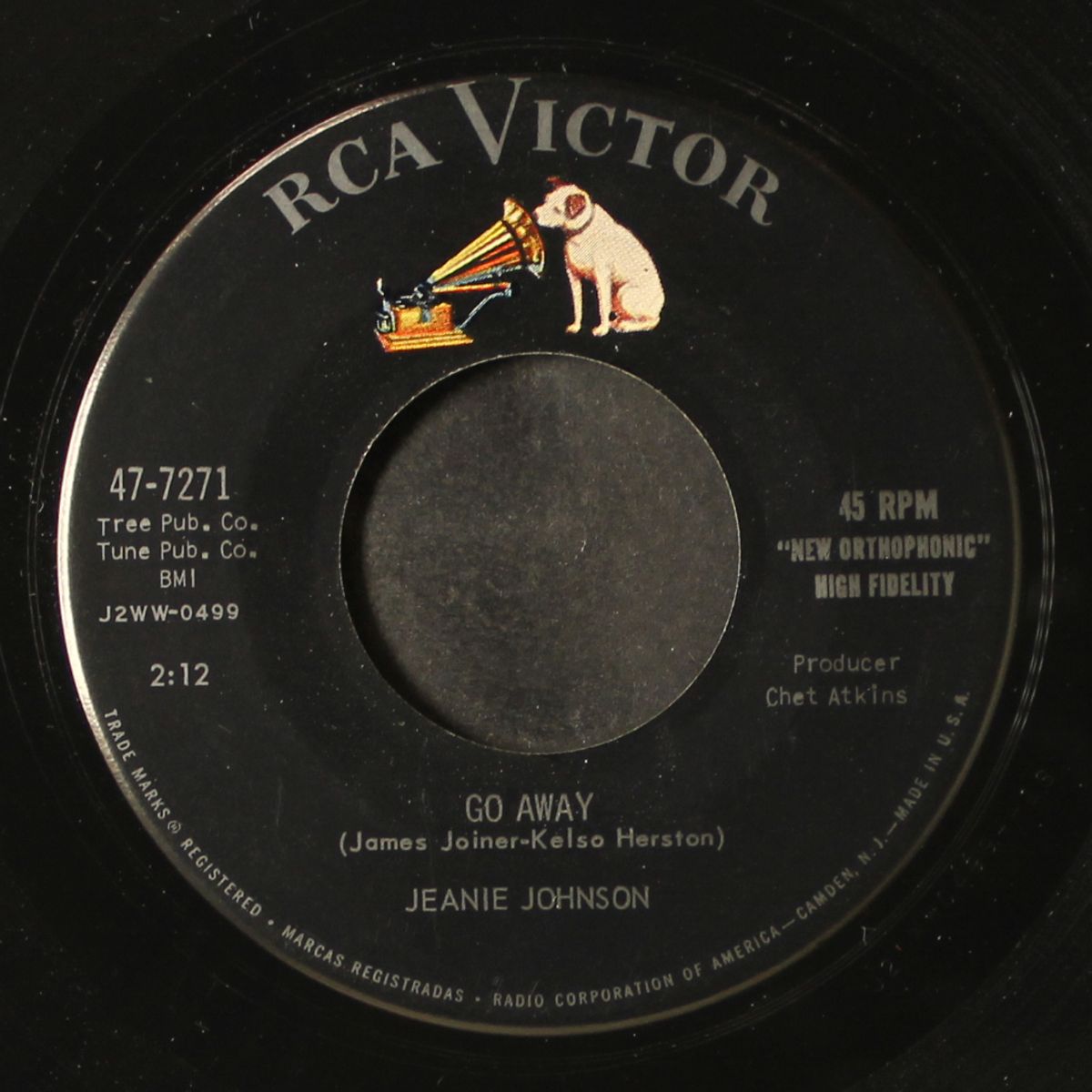 listen to the wind / go away by JEANIE JOHNSON