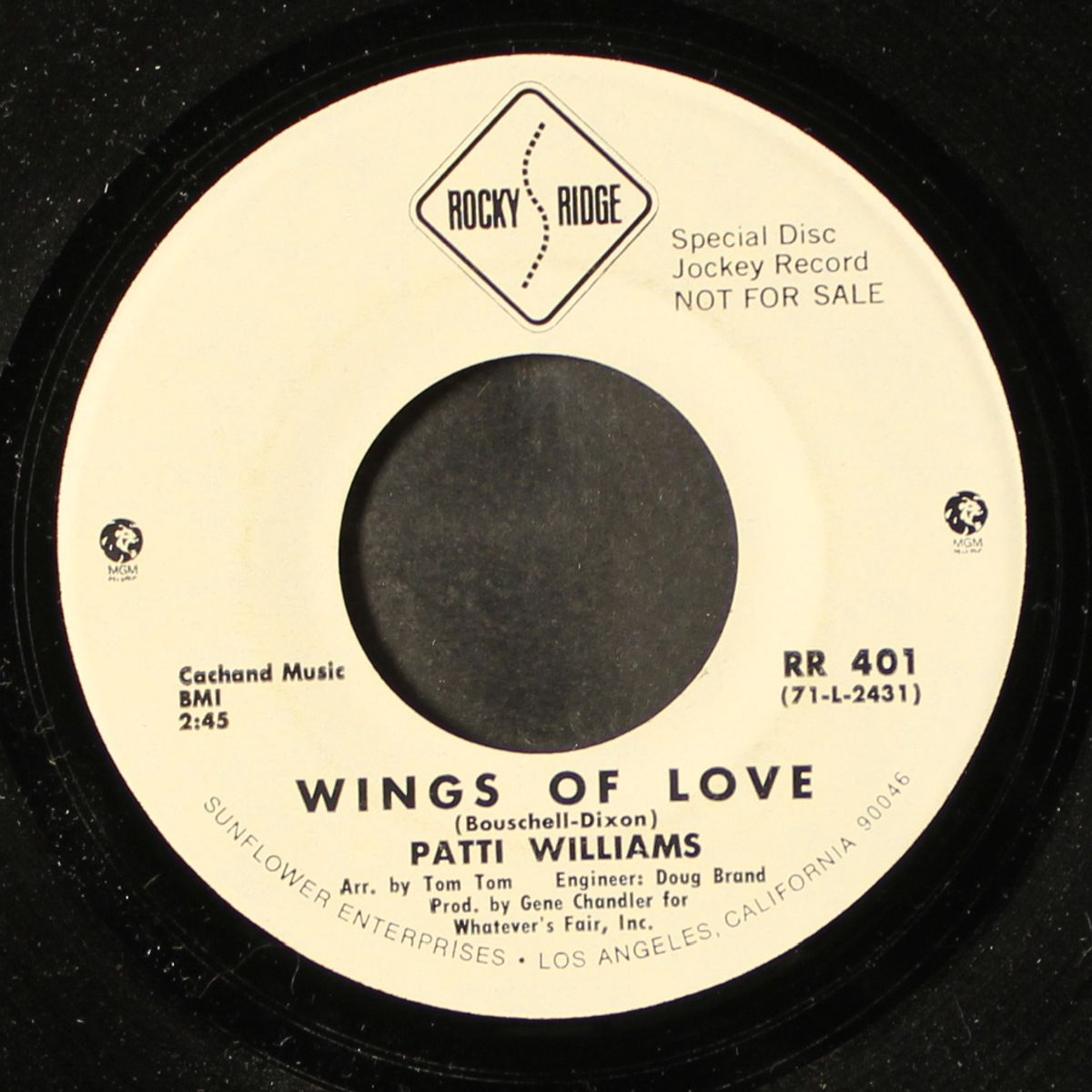 wings of love / satan's daughter by PATTI WILLIAMS
