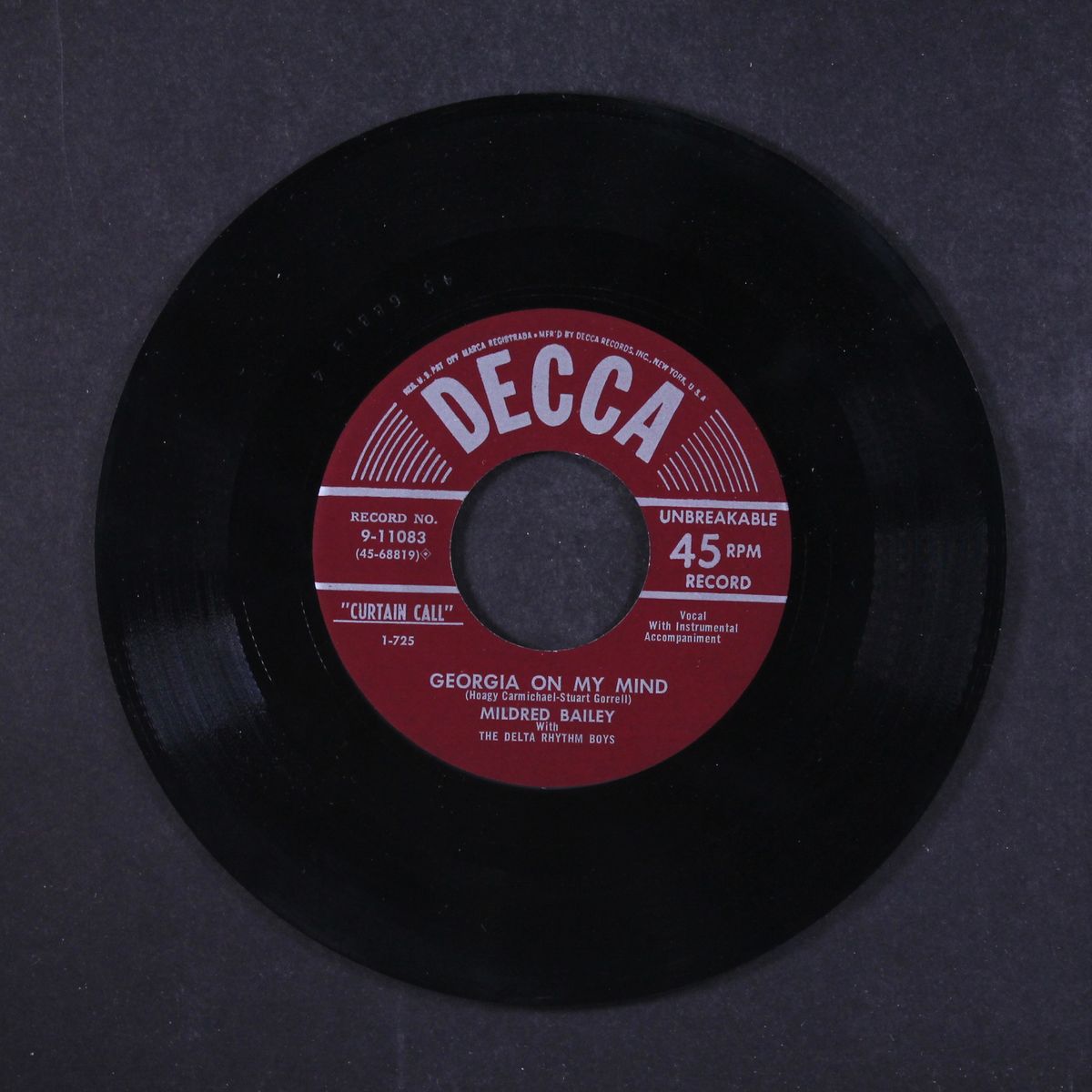 rockin' chair / georgia on my mind by MILDRED BAILEY