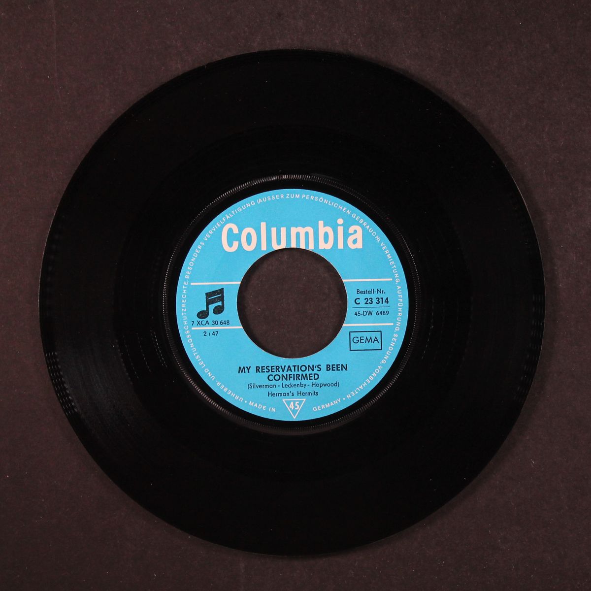 no milk today / my reservation's been confirmed by HERMAN'S HERMITS