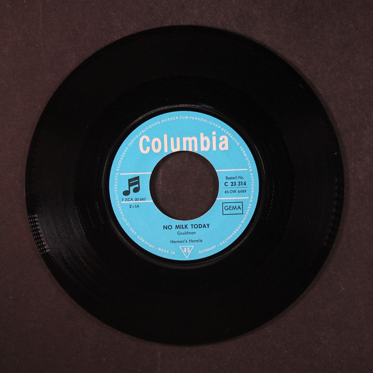 no milk today / my reservation's been confirmed by HERMAN'S HERMITS