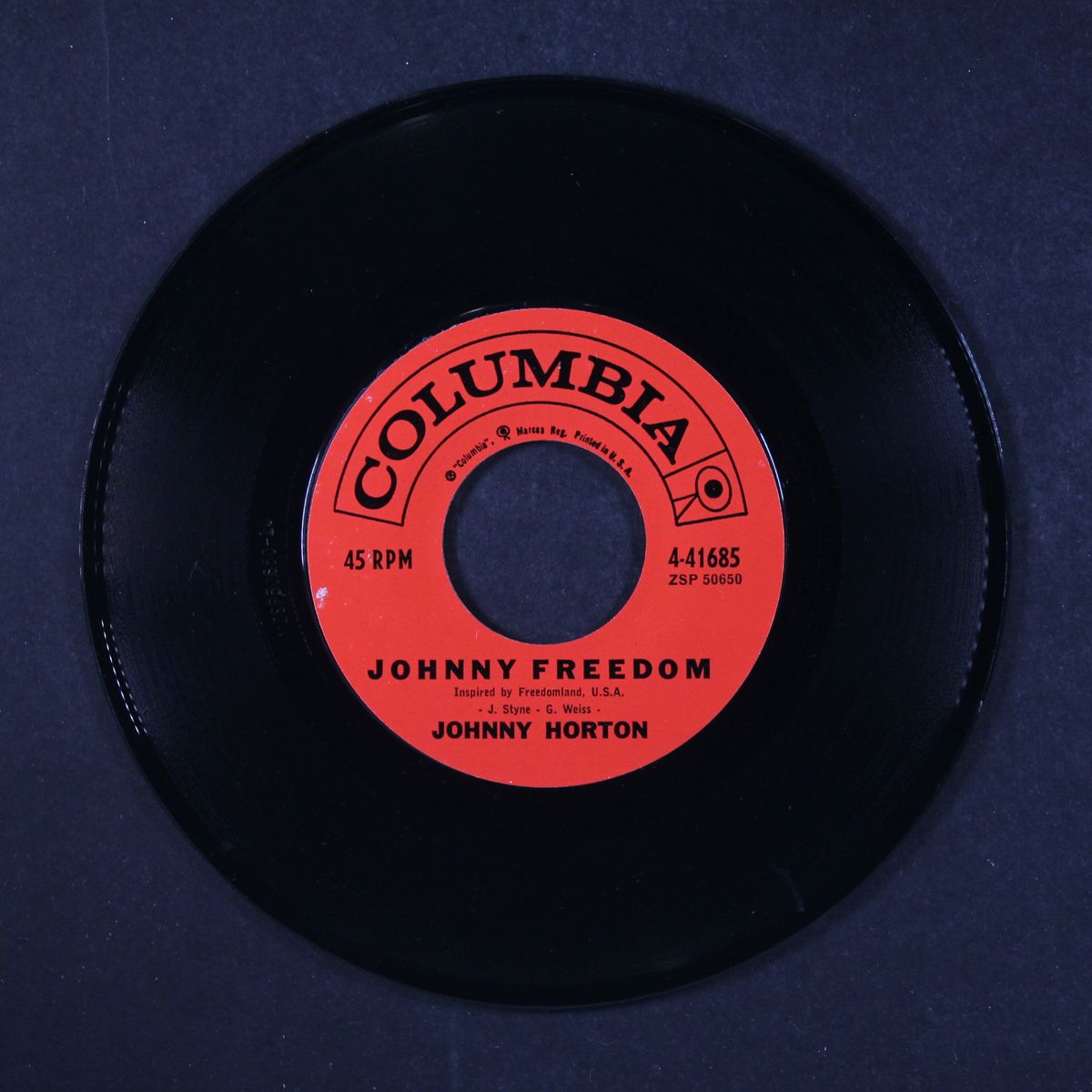 johnny freedom / comanche by JOHNNY HORTON