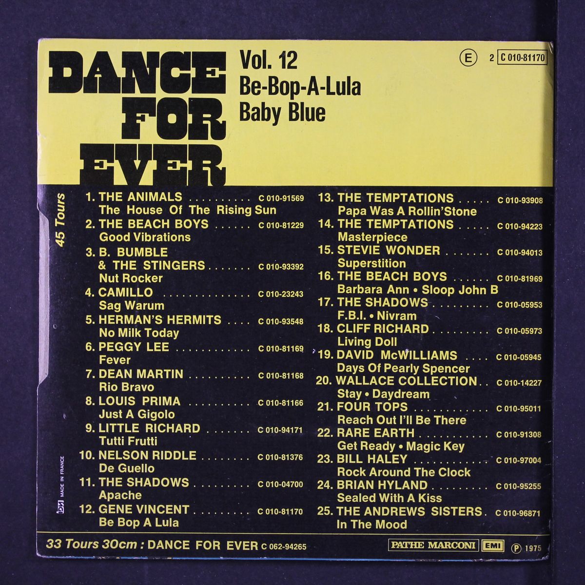 be-bop-a-ula by GENE VINCENT