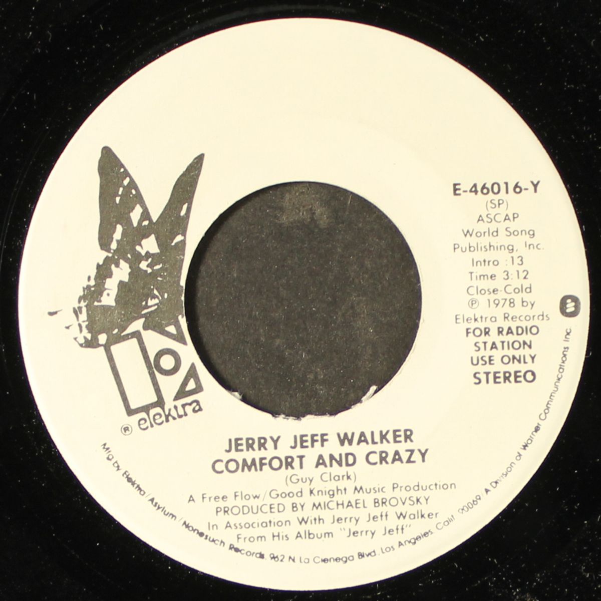 eastern avenue river railway blues / comfort and crazy by JERRY JEFF WALKER