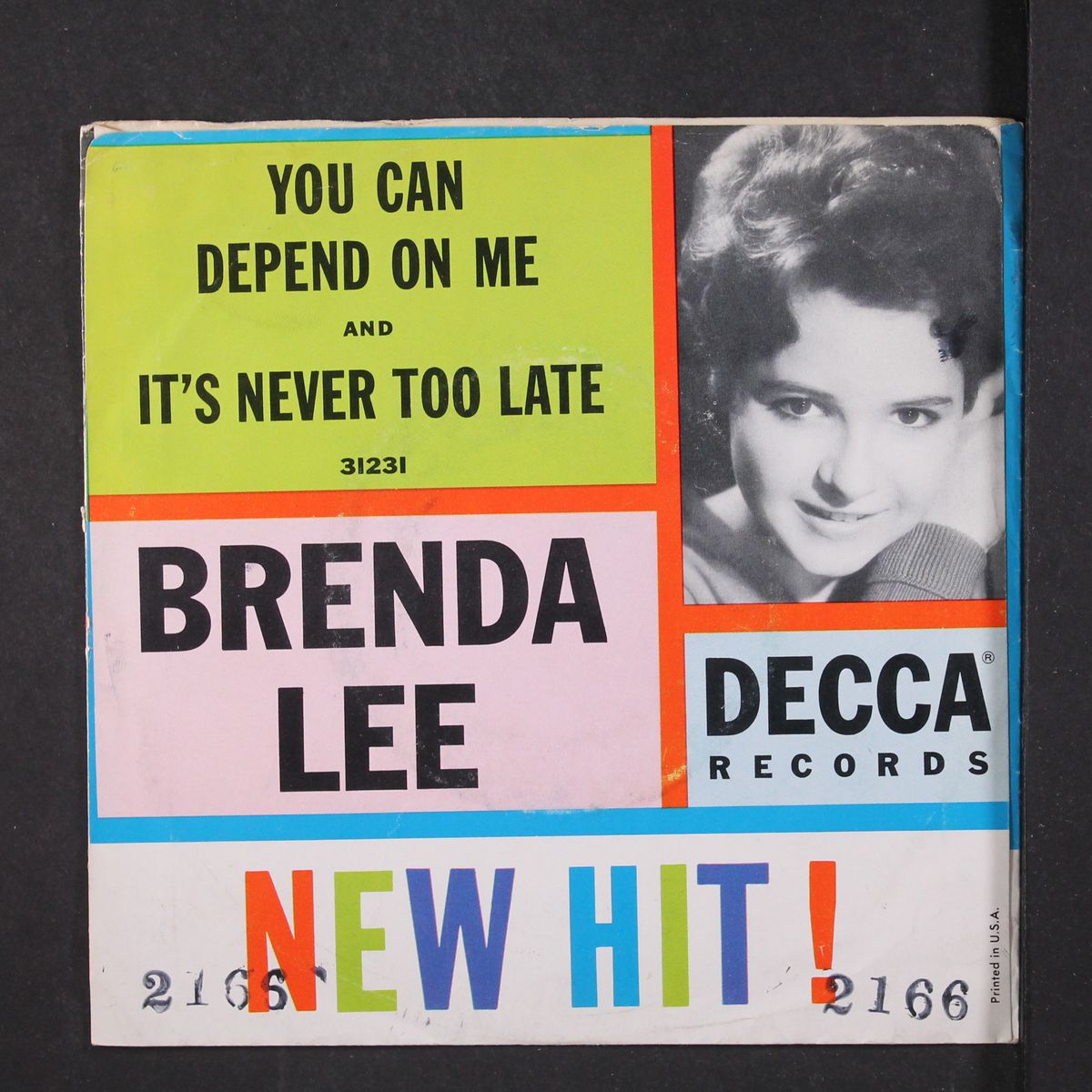you can depend on me by BRENDA LEE