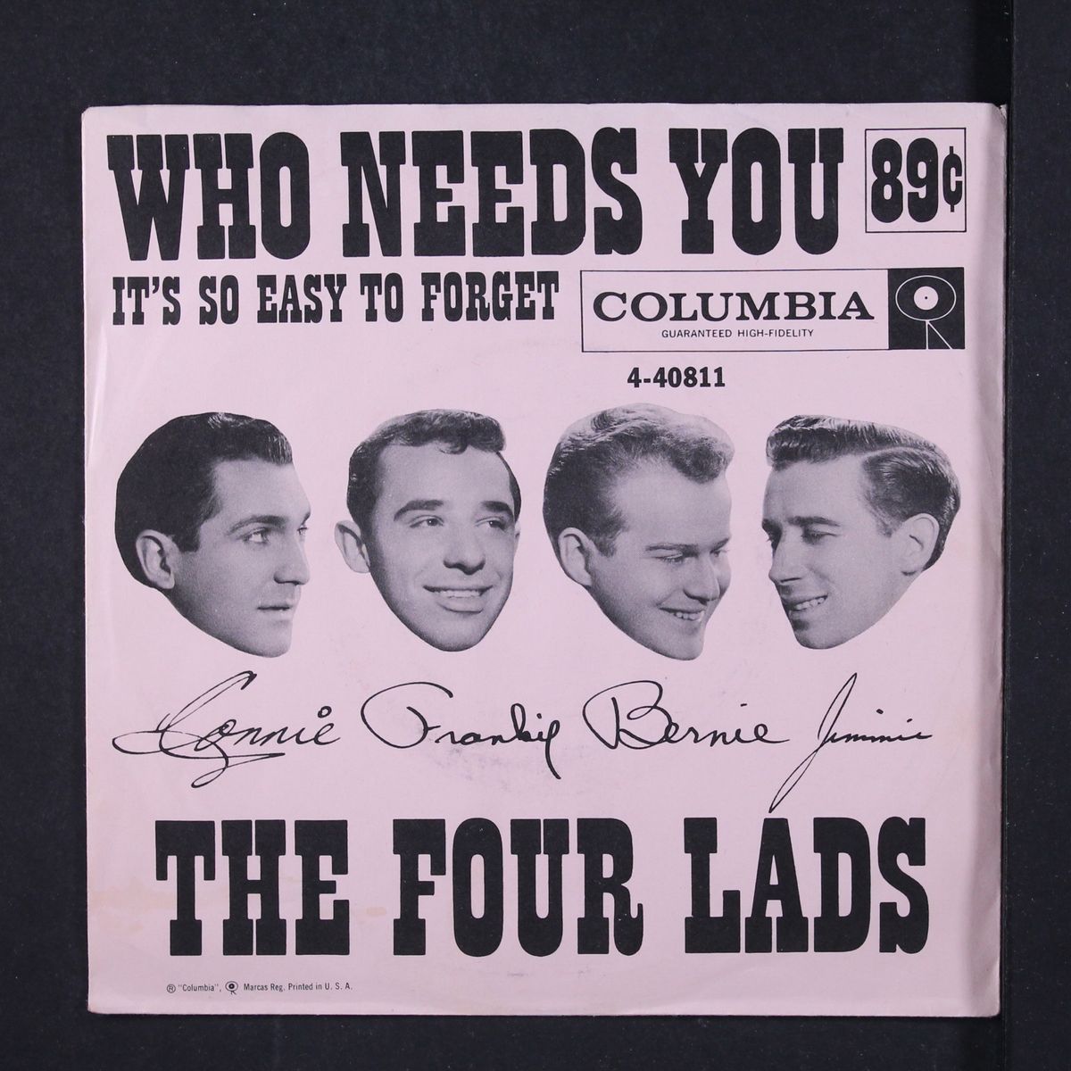 who needs you by FOUR LADS