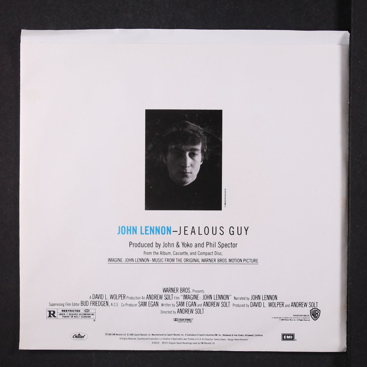 jealous guy / same by JOHN LENNON