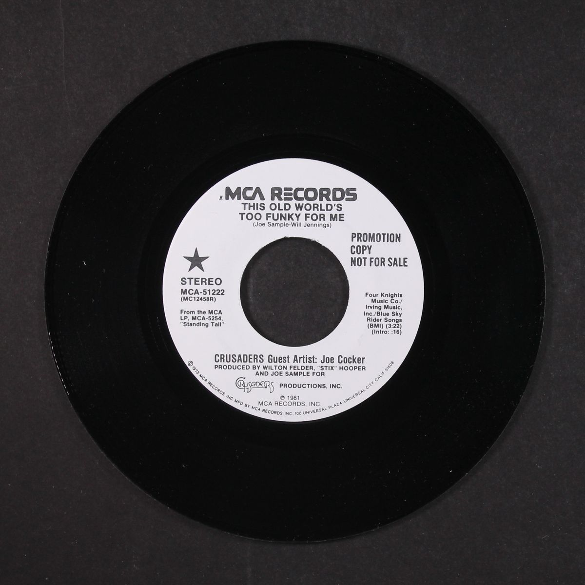 this old world's too funky for me / same by CRUSADERS