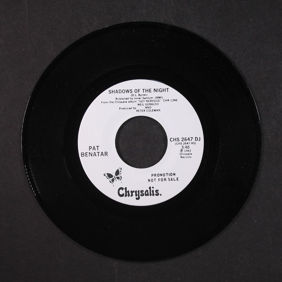 shadows of the night / same by PAT BENATAR
