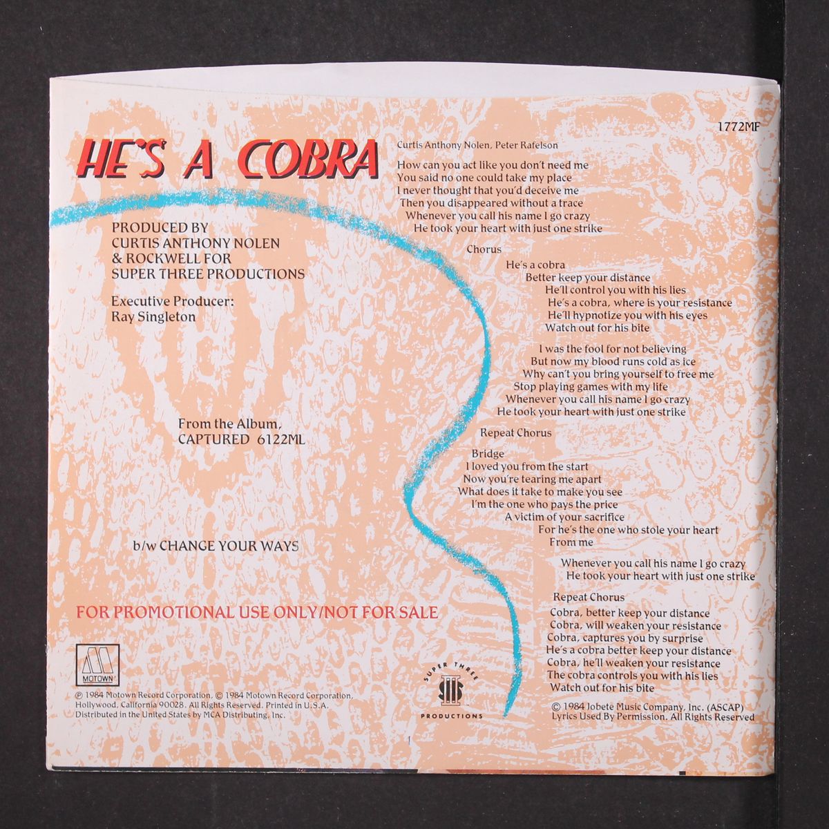 he's a cobra by ROCKWELL
