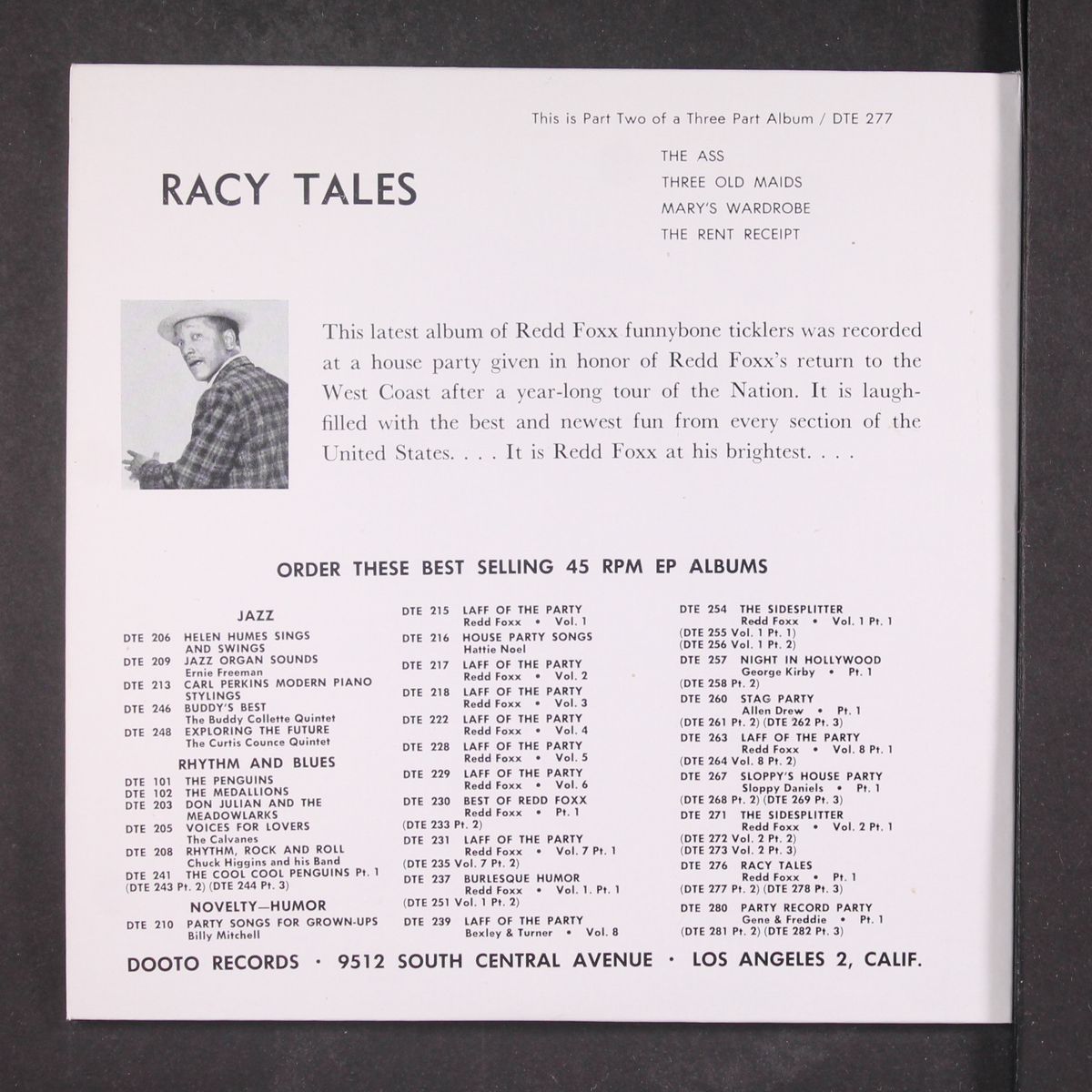 racy tales, part 2 by REDD FOXX