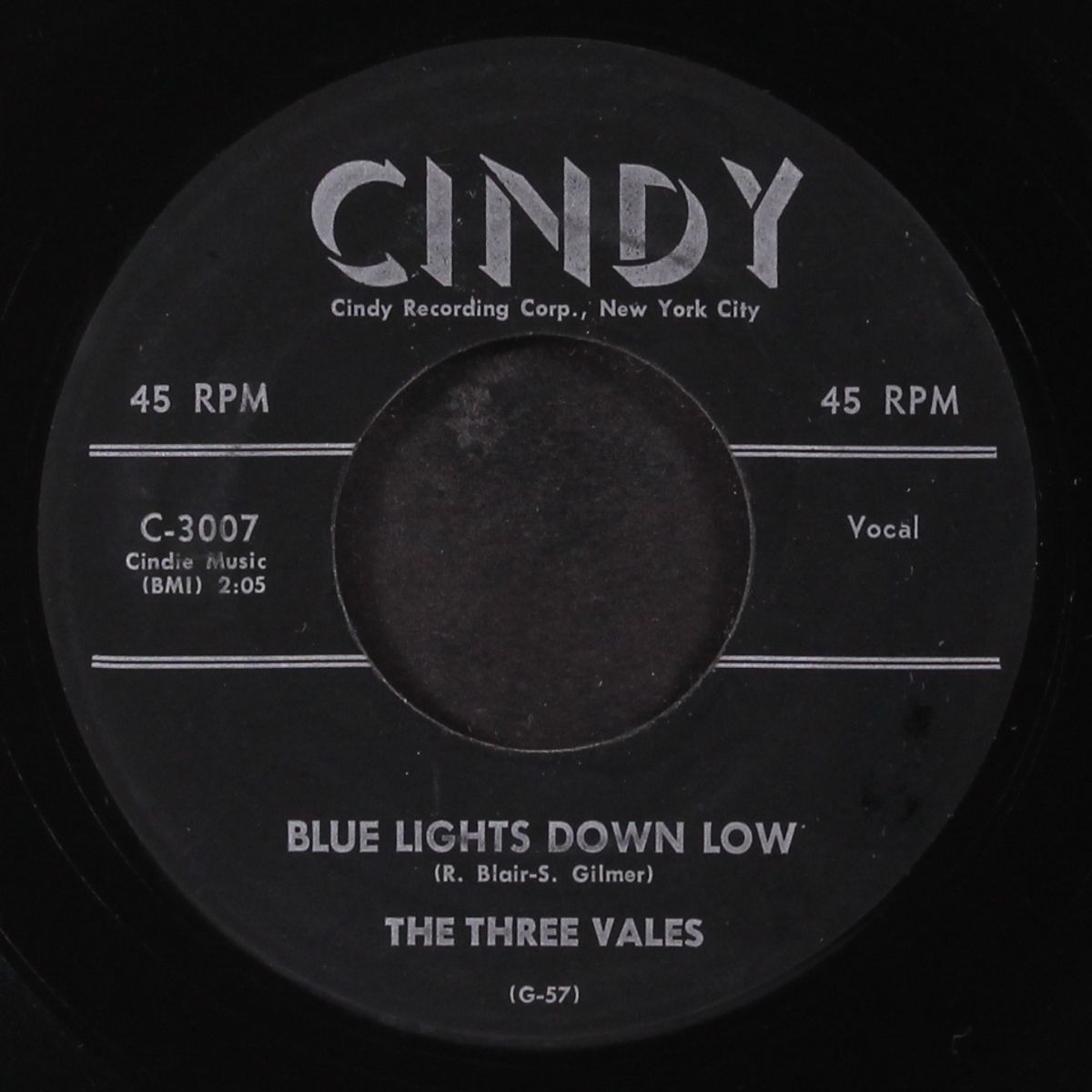 blue lights down low / aye abye aye by THREE VALES