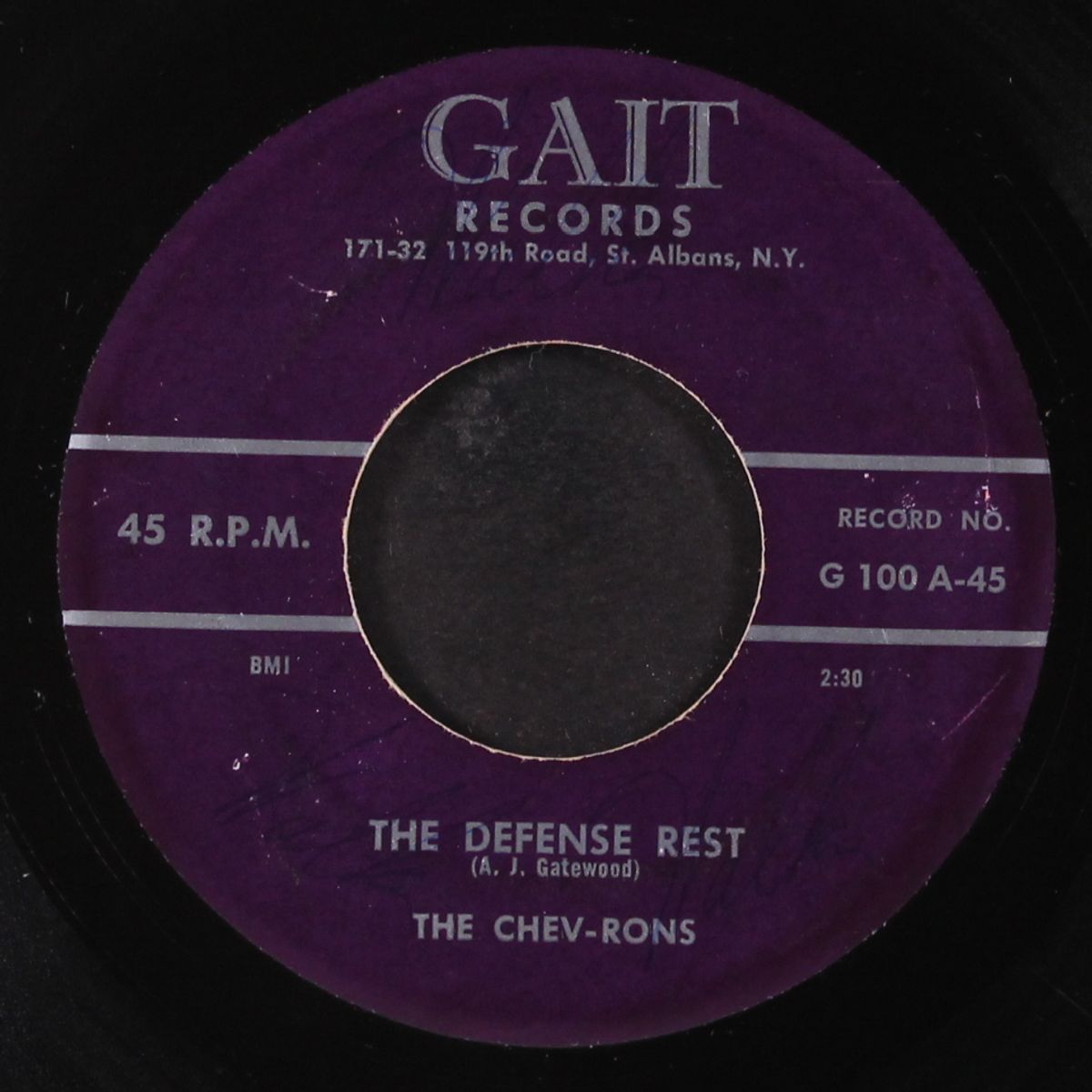 the defense rest / it's saturday night by CHEV-RONS