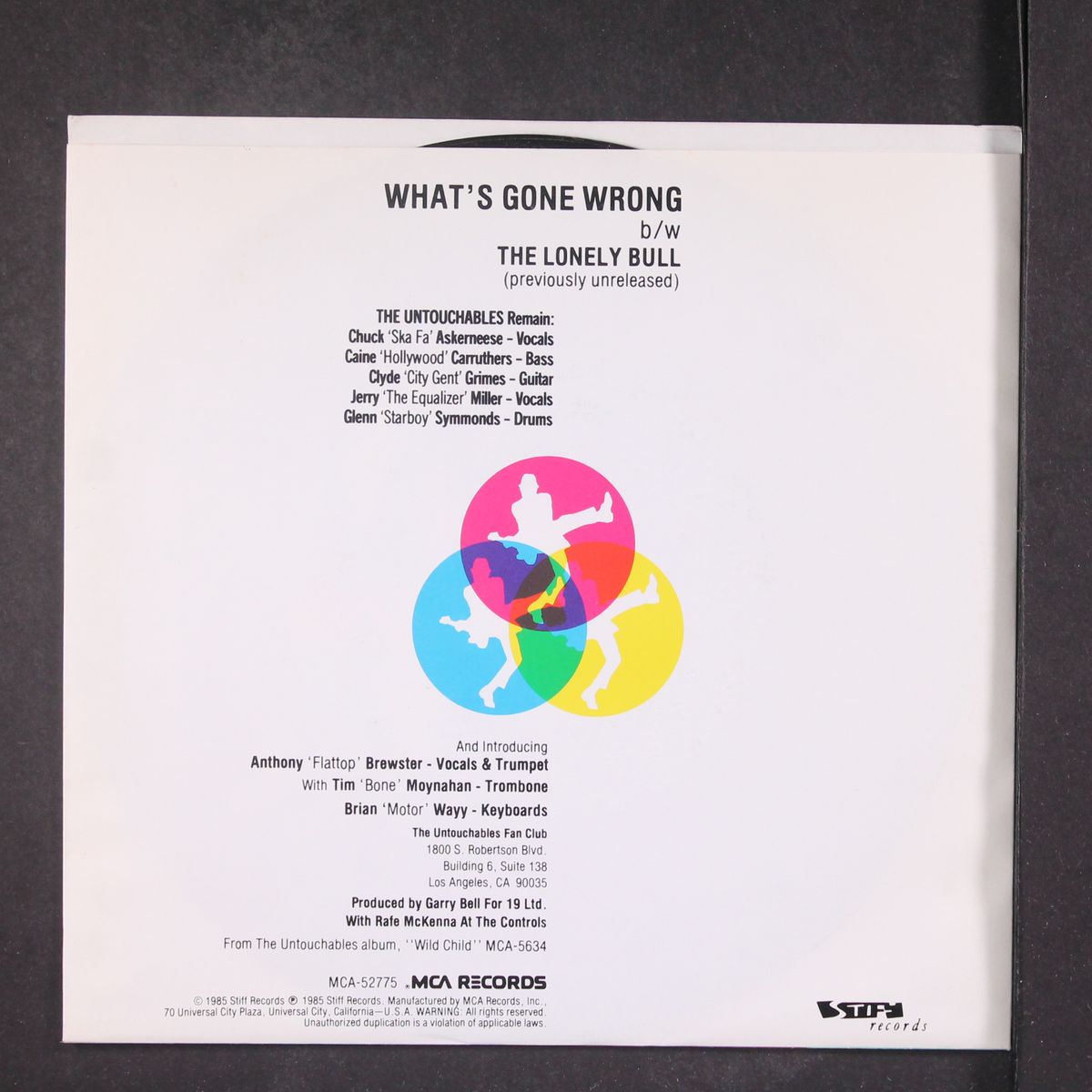 what's gone wrong / lonely bull by UNTOUCHABLES