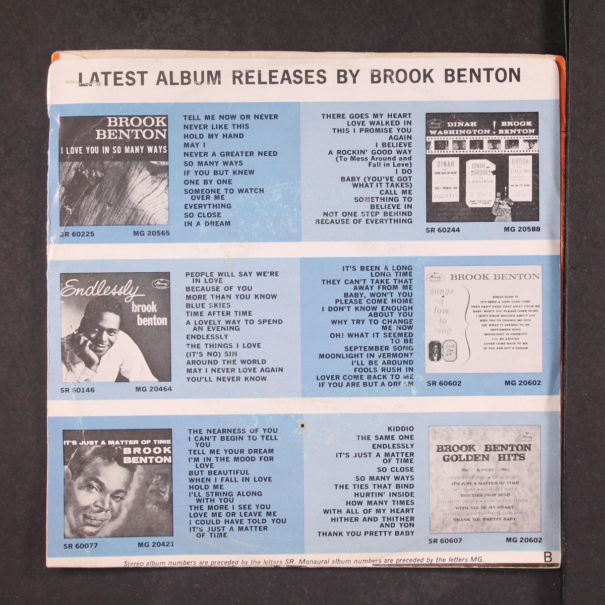 frankie and johnny / it's just a house without you by BROOK BENTON