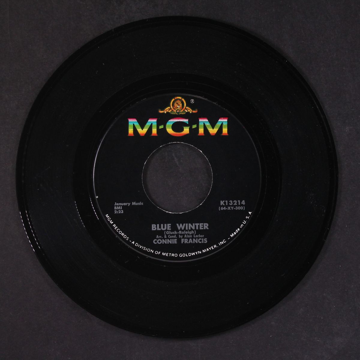 blue winter by CONNIE FRANCIS