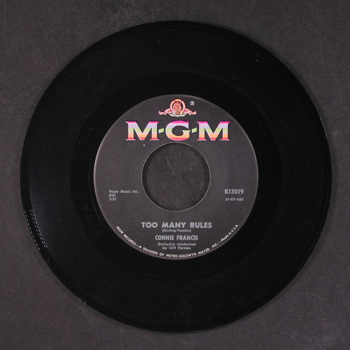 too many rules / together by CONNIE FRANCIS