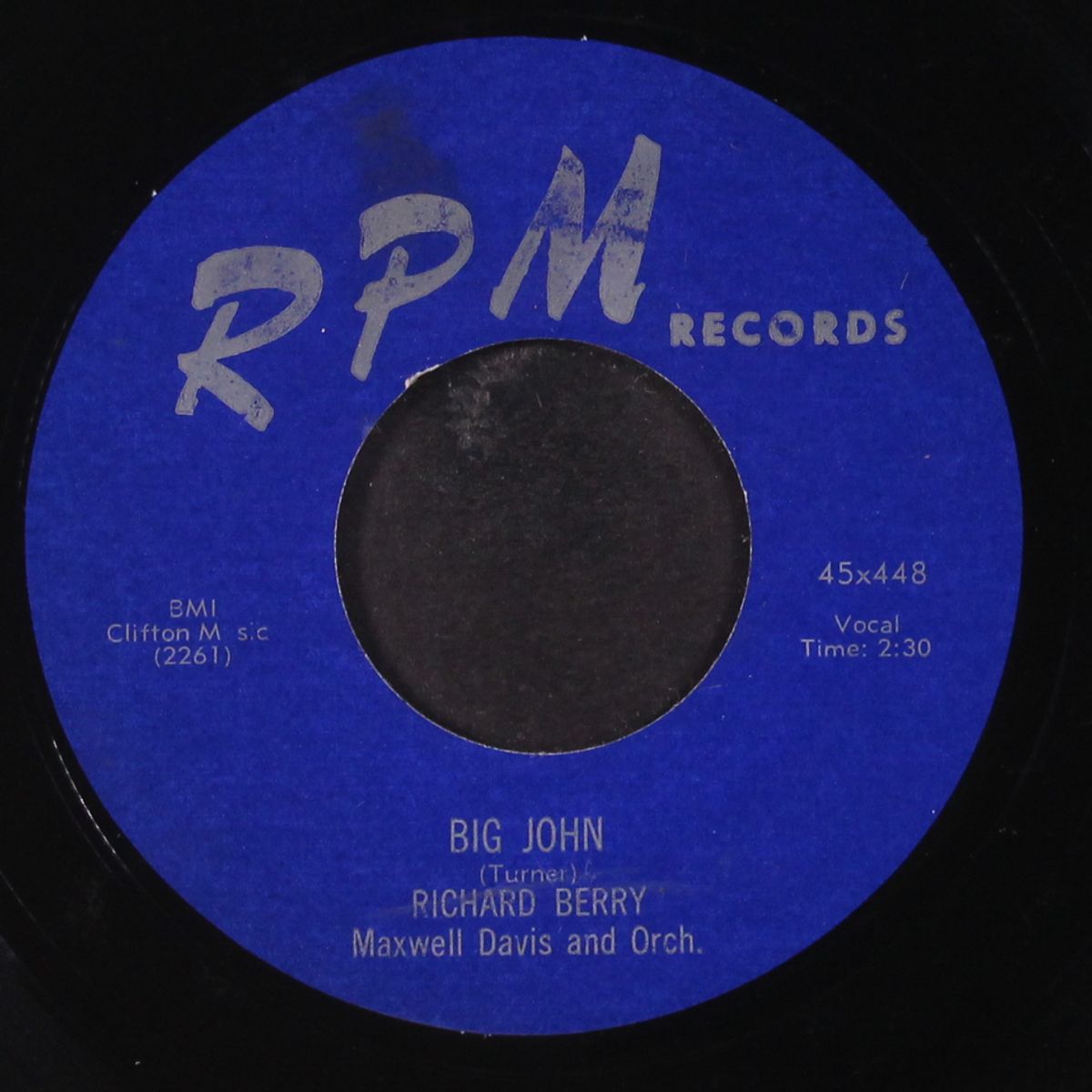 rockin' man / big john by RICHARD BERRY