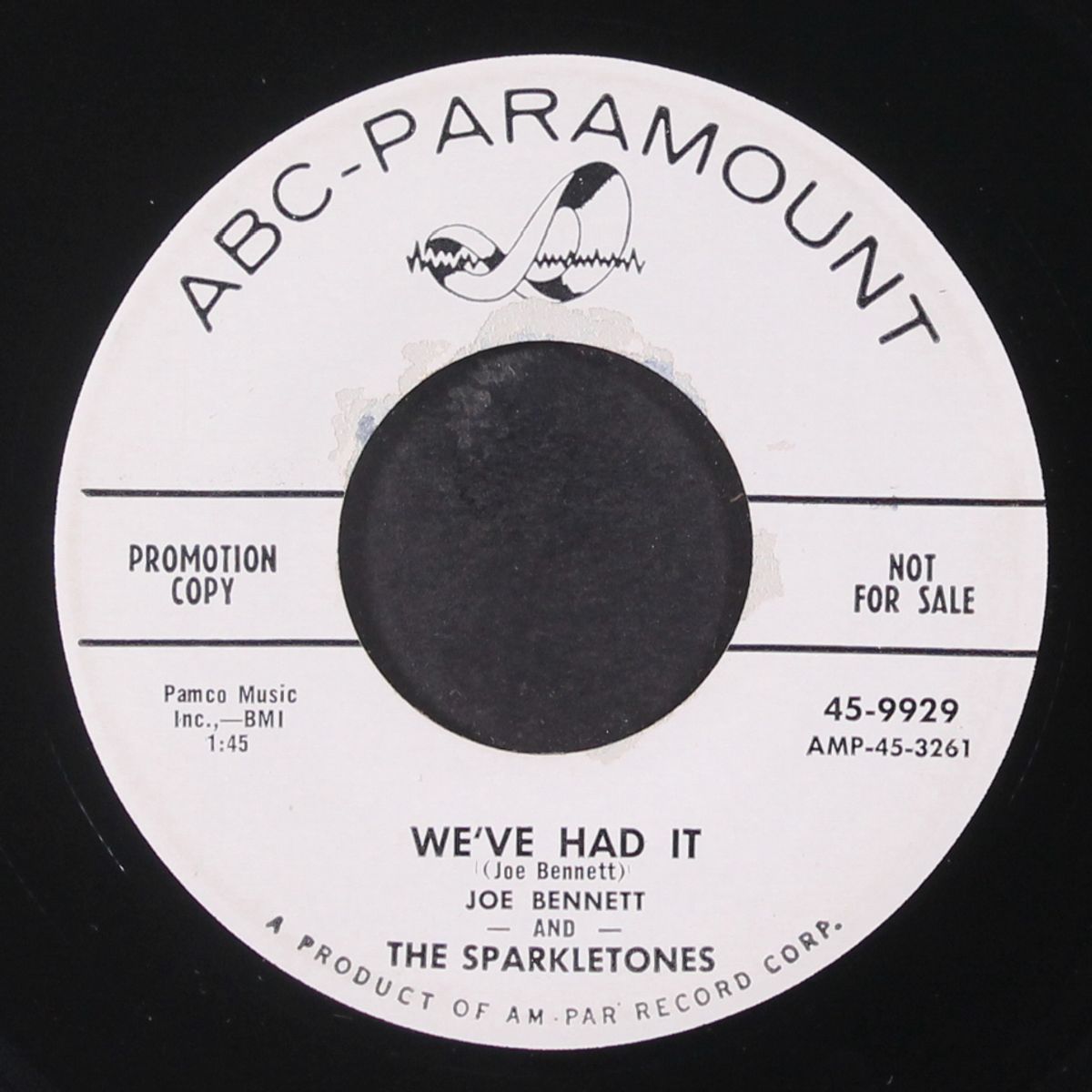 we've had it / little turtle by JOE BENNETT & SPARKLETONES