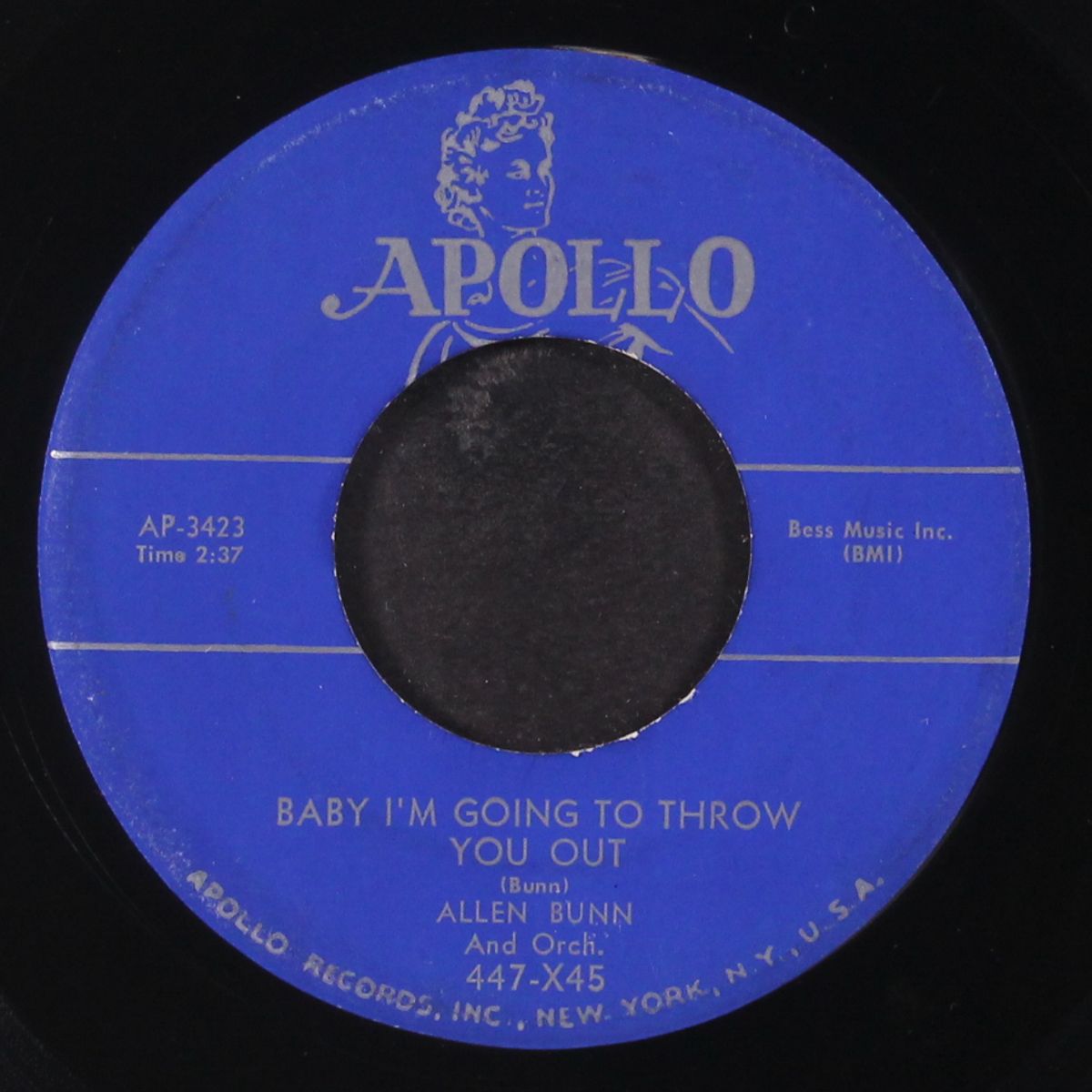 wine / baby i'm going to throw you out by ALLEN BUNN
