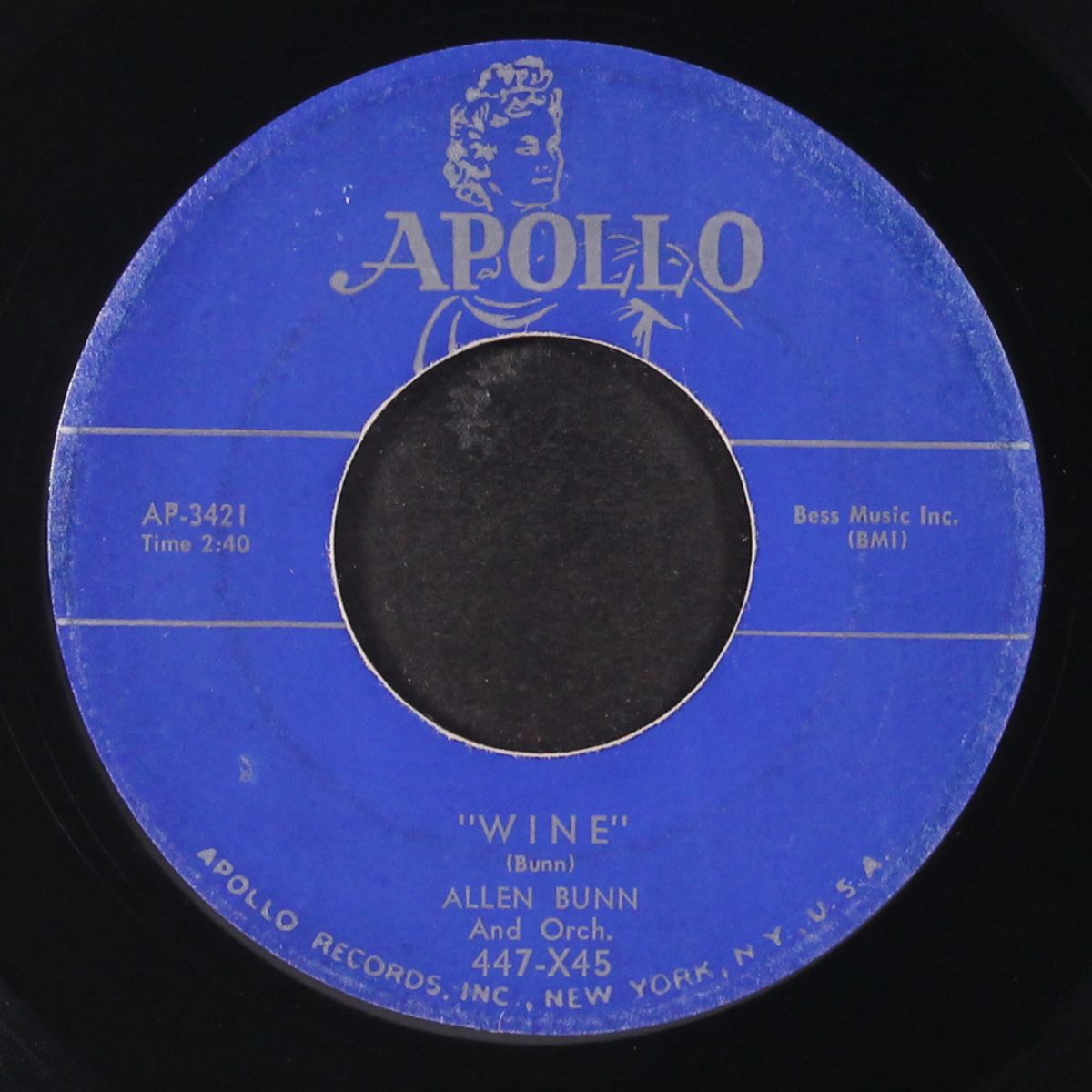 wine / baby i'm going to throw you out by ALLEN BUNN