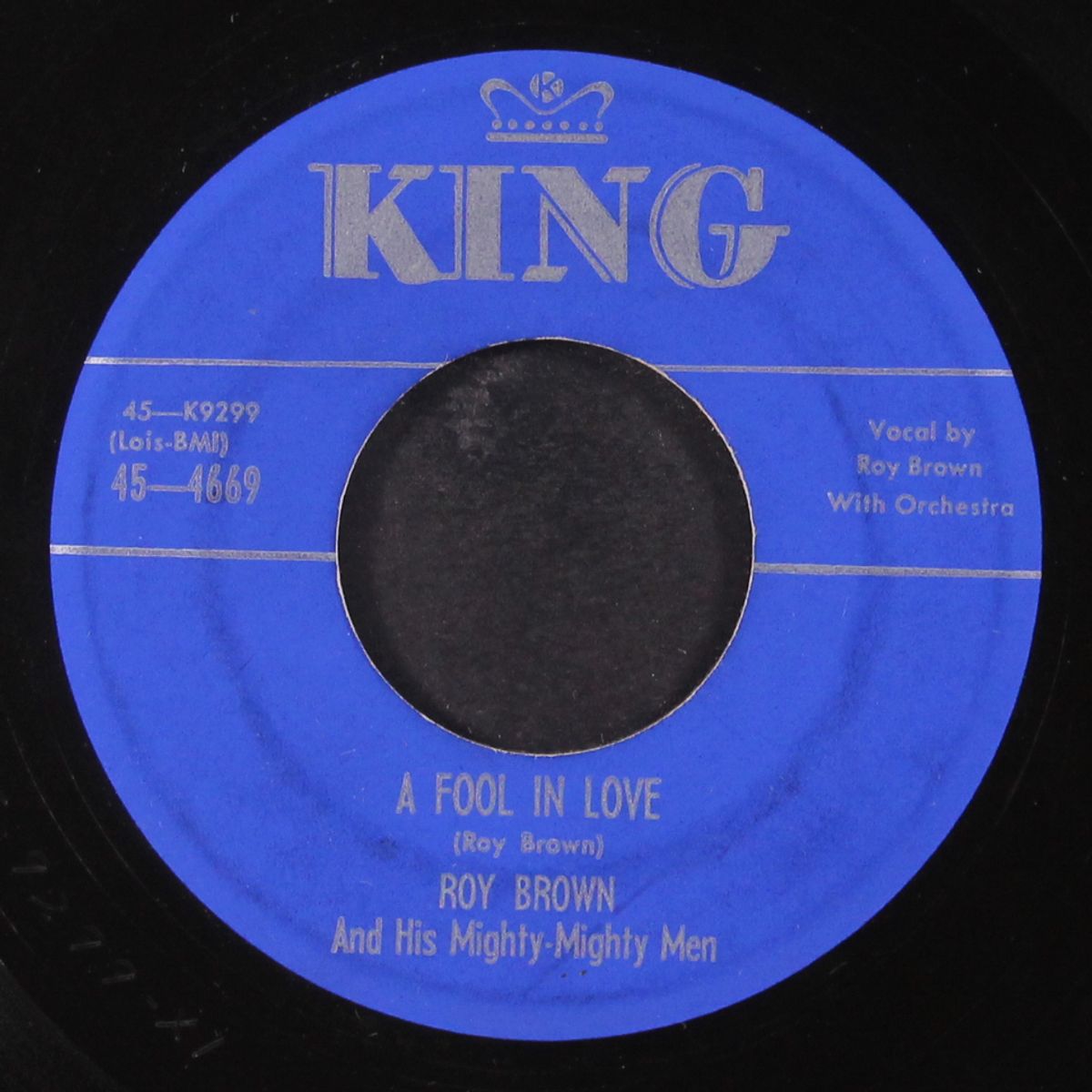 caldonia's wedding day / a fool in love by ROY BROWN