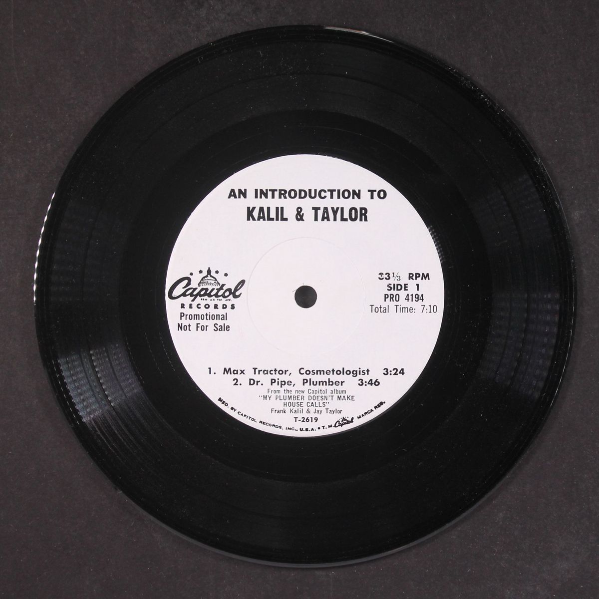 an introduction to by KALIL & TAYLOR
