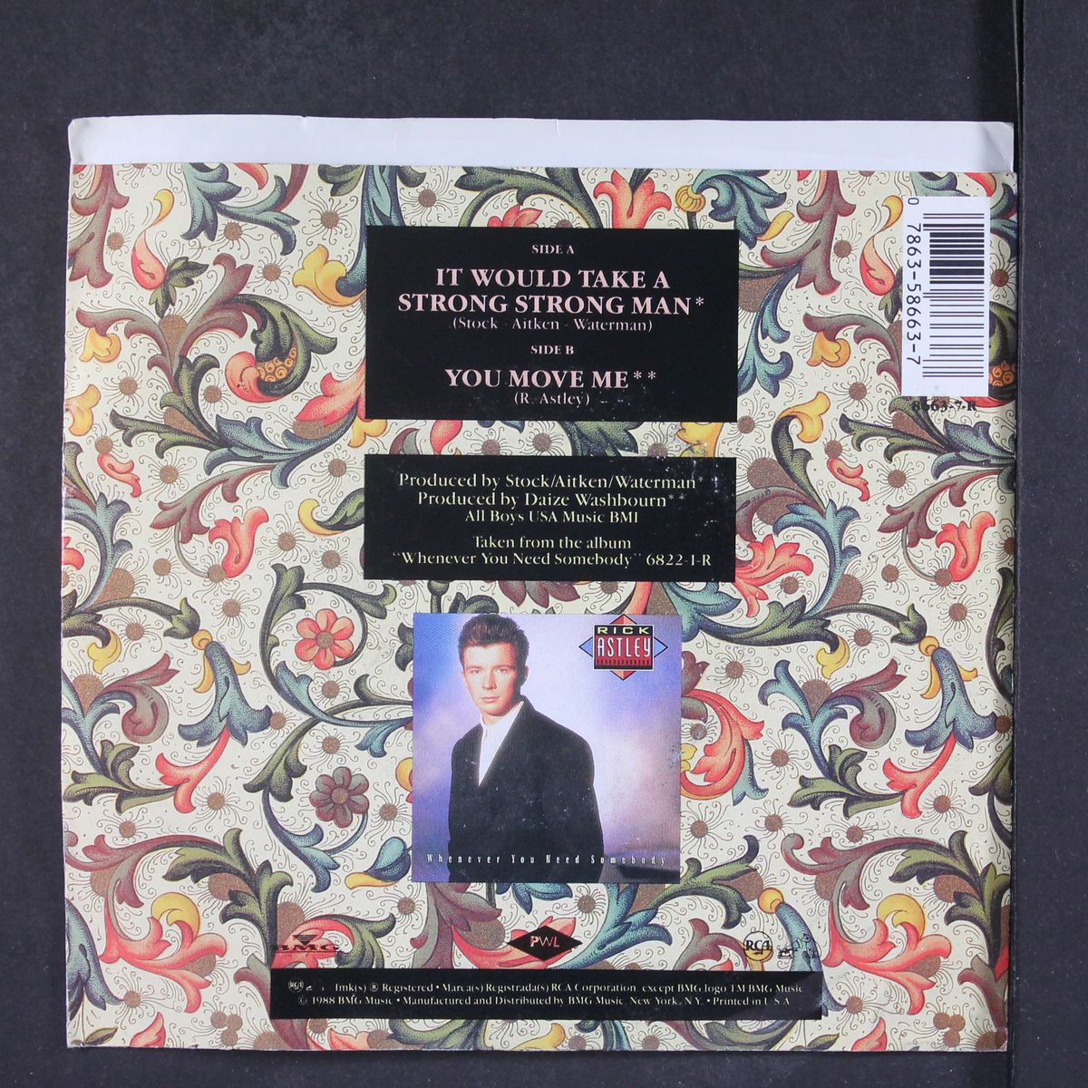 it would take a strong strong man by RICK ASTLEY