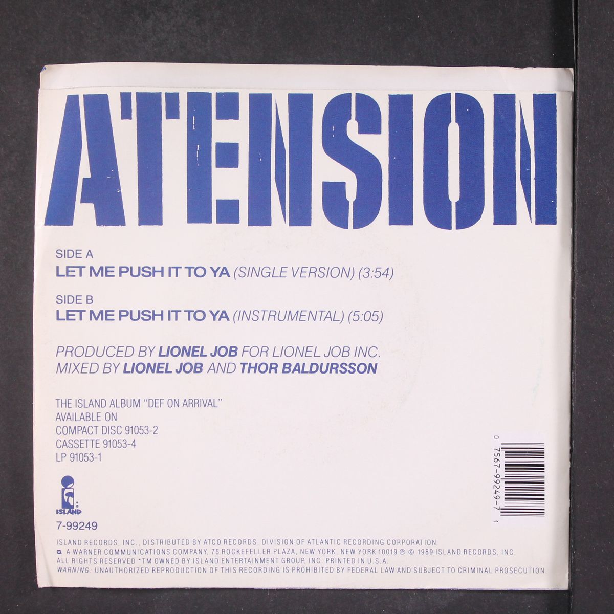 let me push it to ya by ATENSION