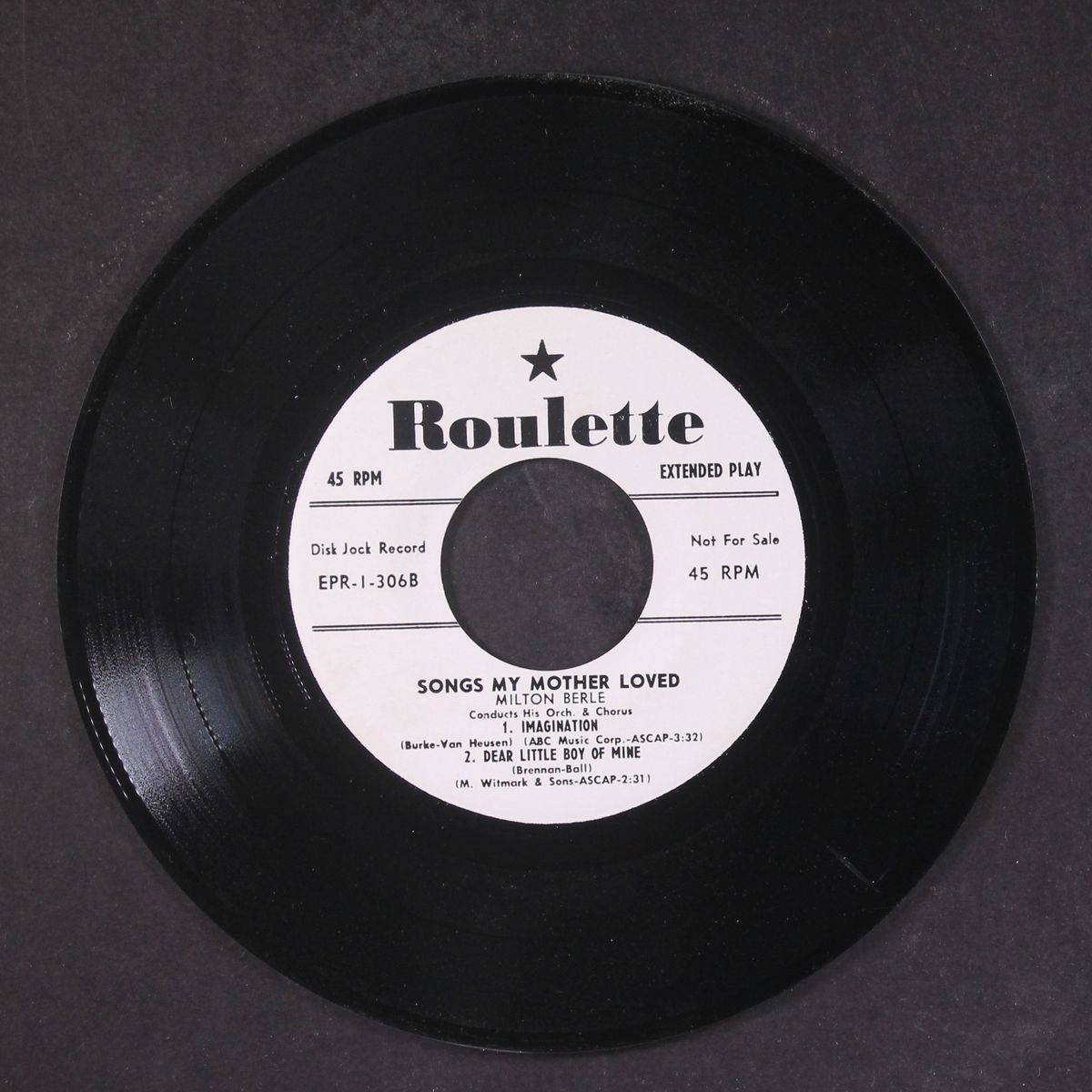 songs my mother loved by MILTON BERLE
