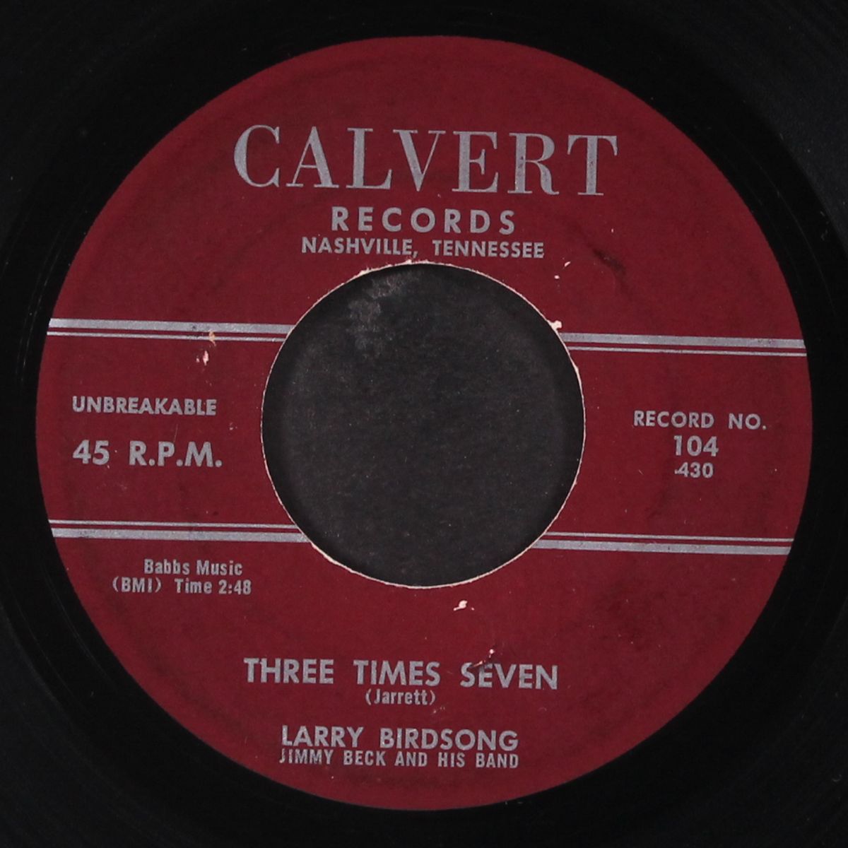tell me the truth / three times seven by LARRY BIRDSONG & GROUP