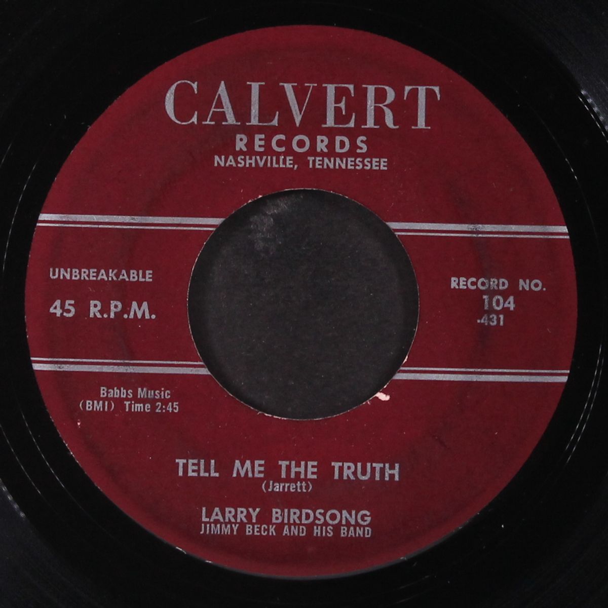 tell me the truth / three times seven by LARRY BIRDSONG & GROUP