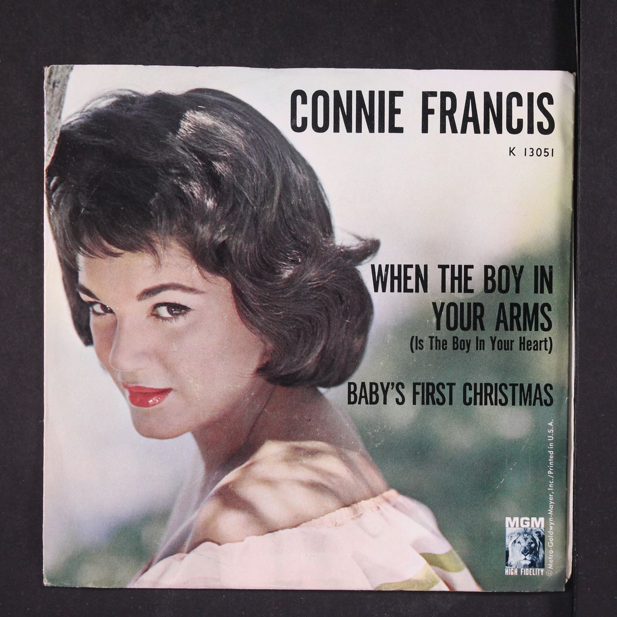 when the boy in your arms / baby's first christmas by CONNIE FRANCIS