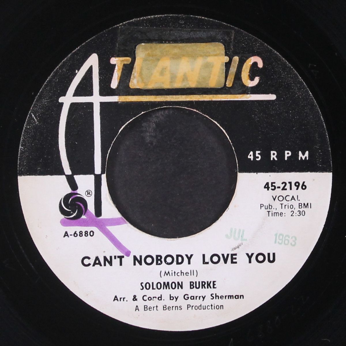 stupidity / can't nobody love you by SOLOMON BURKE