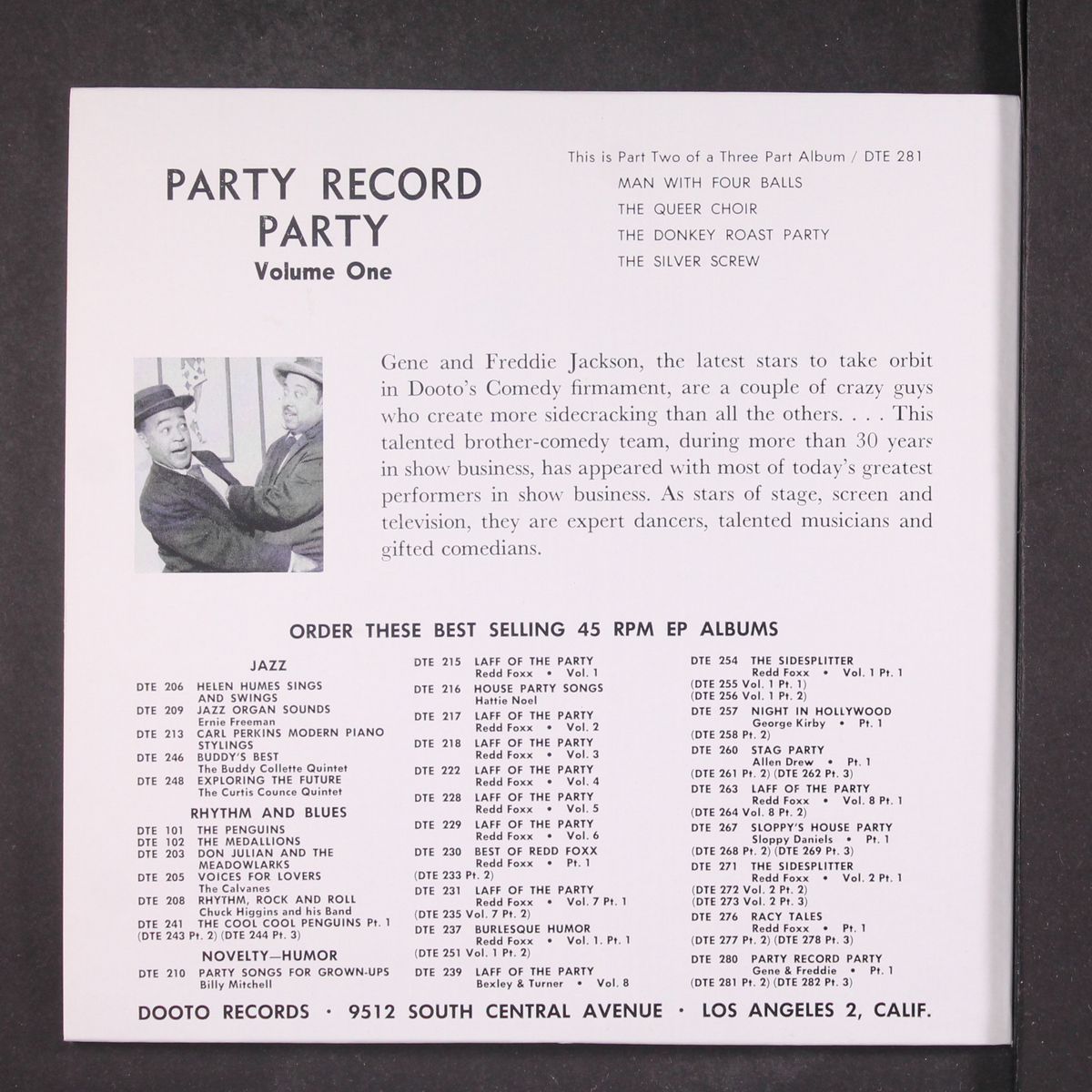 party record party, part 2 by GENE & FREDDY