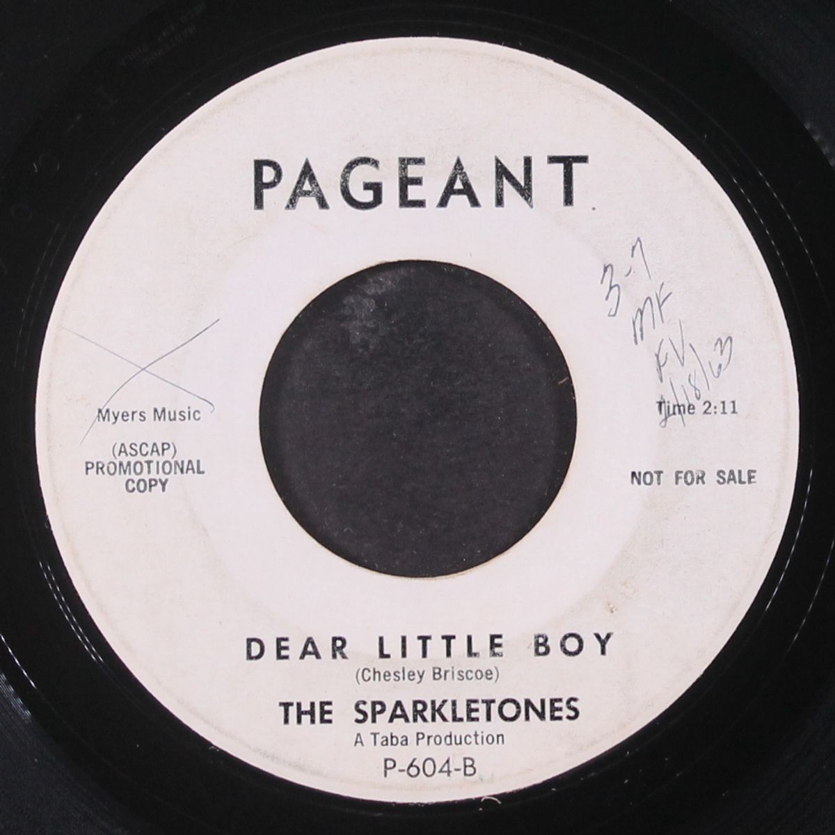 just one chance / dear little boy by SPARKLETONES
