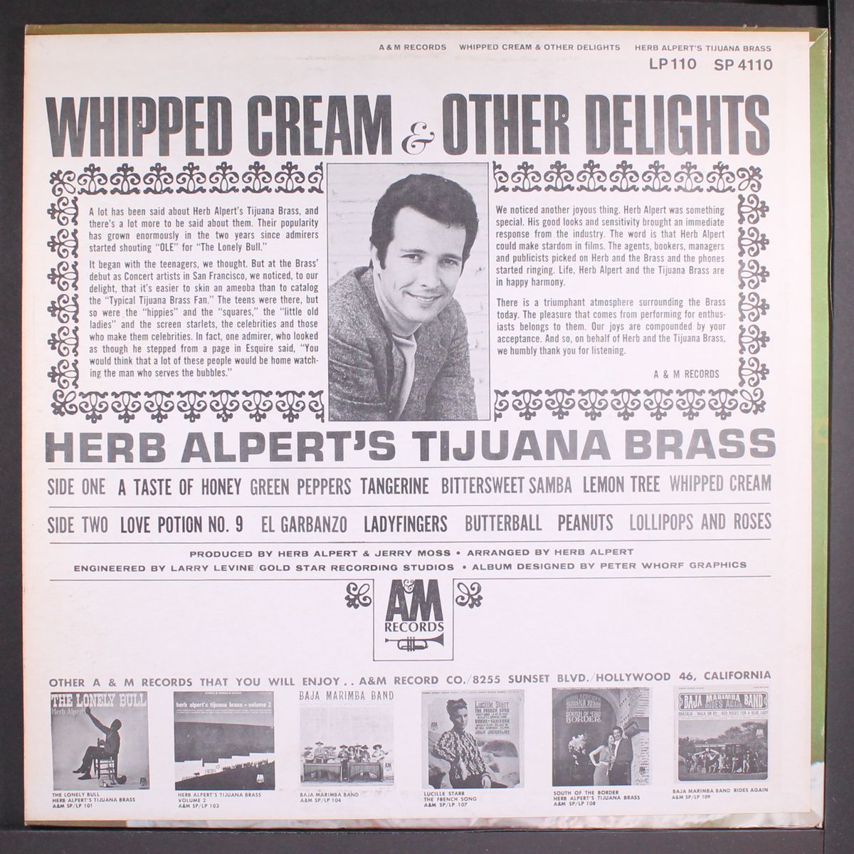 whipped cream & other delights by HERB ALPERT & TIJUANA BRASS