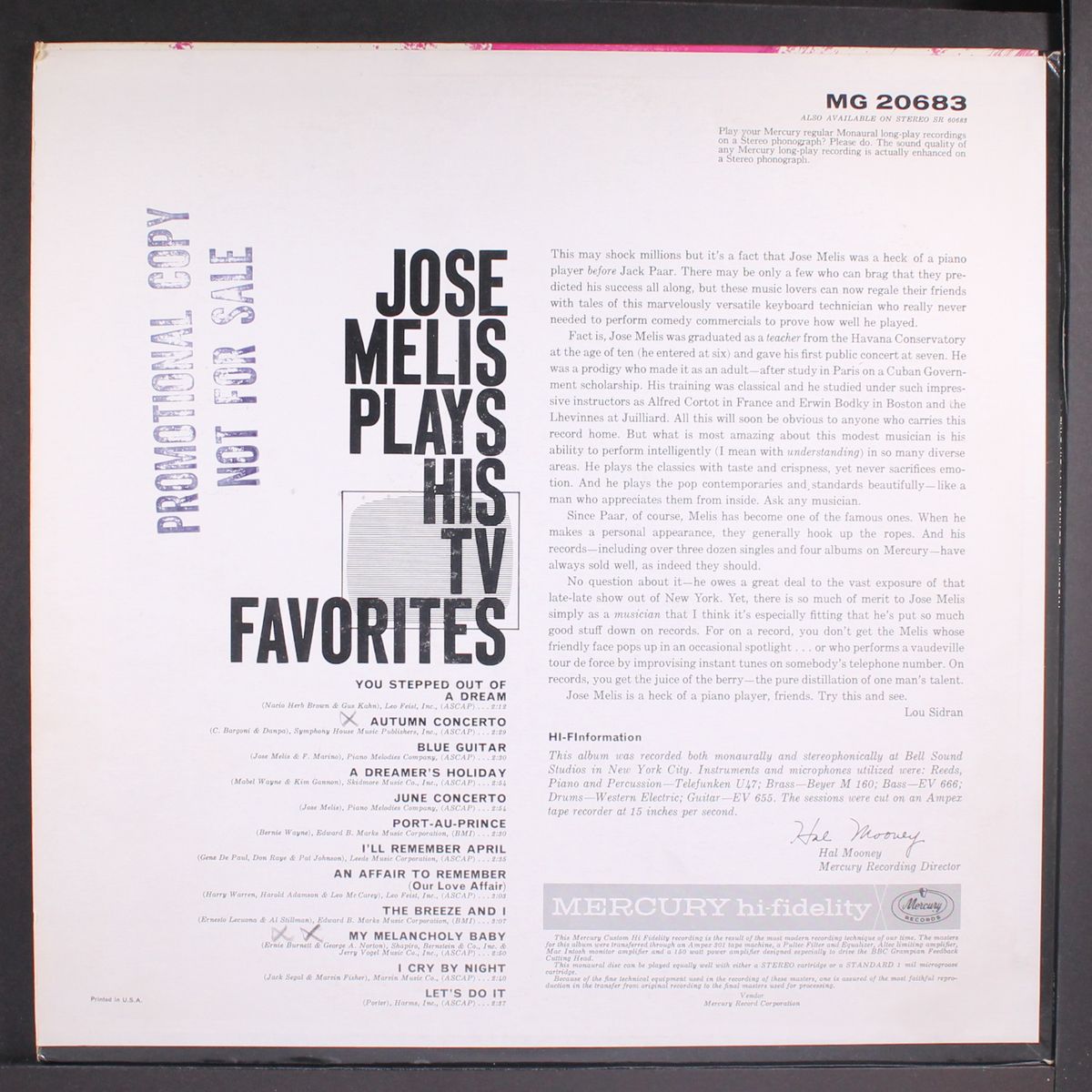 plays his tv favorites by JOSE MELIS