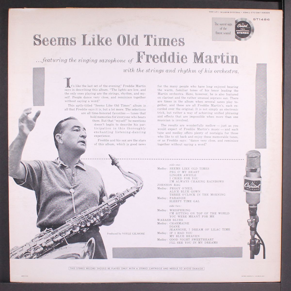 seems like old times by FREDDY MARTIN