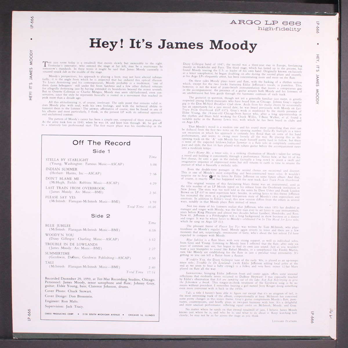 hey! it's james moody by JAMES MOODY