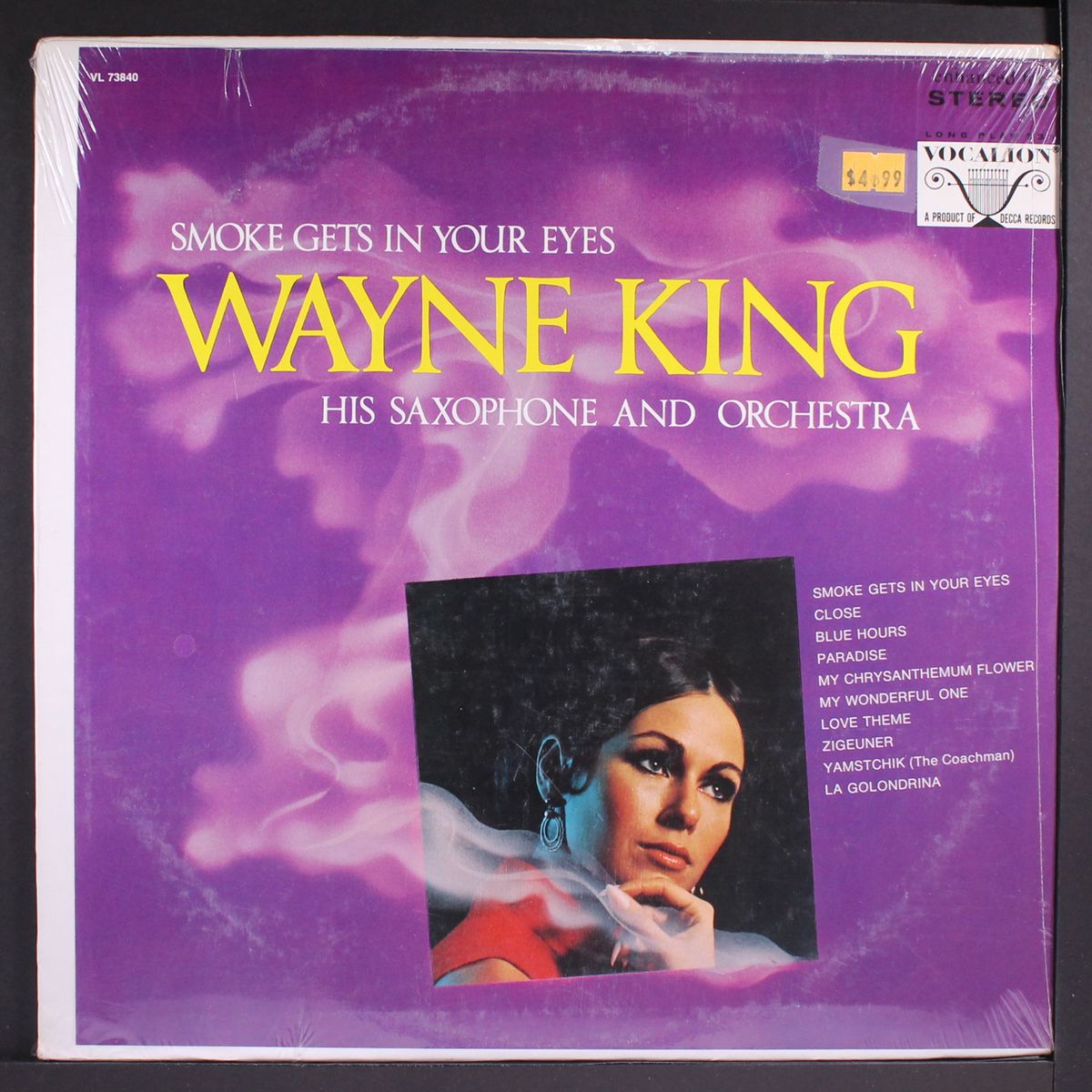 smoke gets in your eyes by WAYNE KING