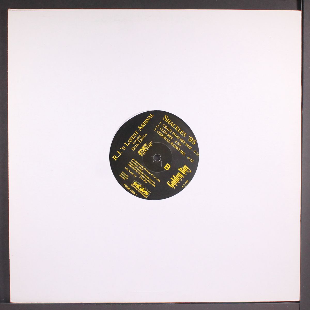 shackles '95 by R.J.'S LATEST ARRIVAL