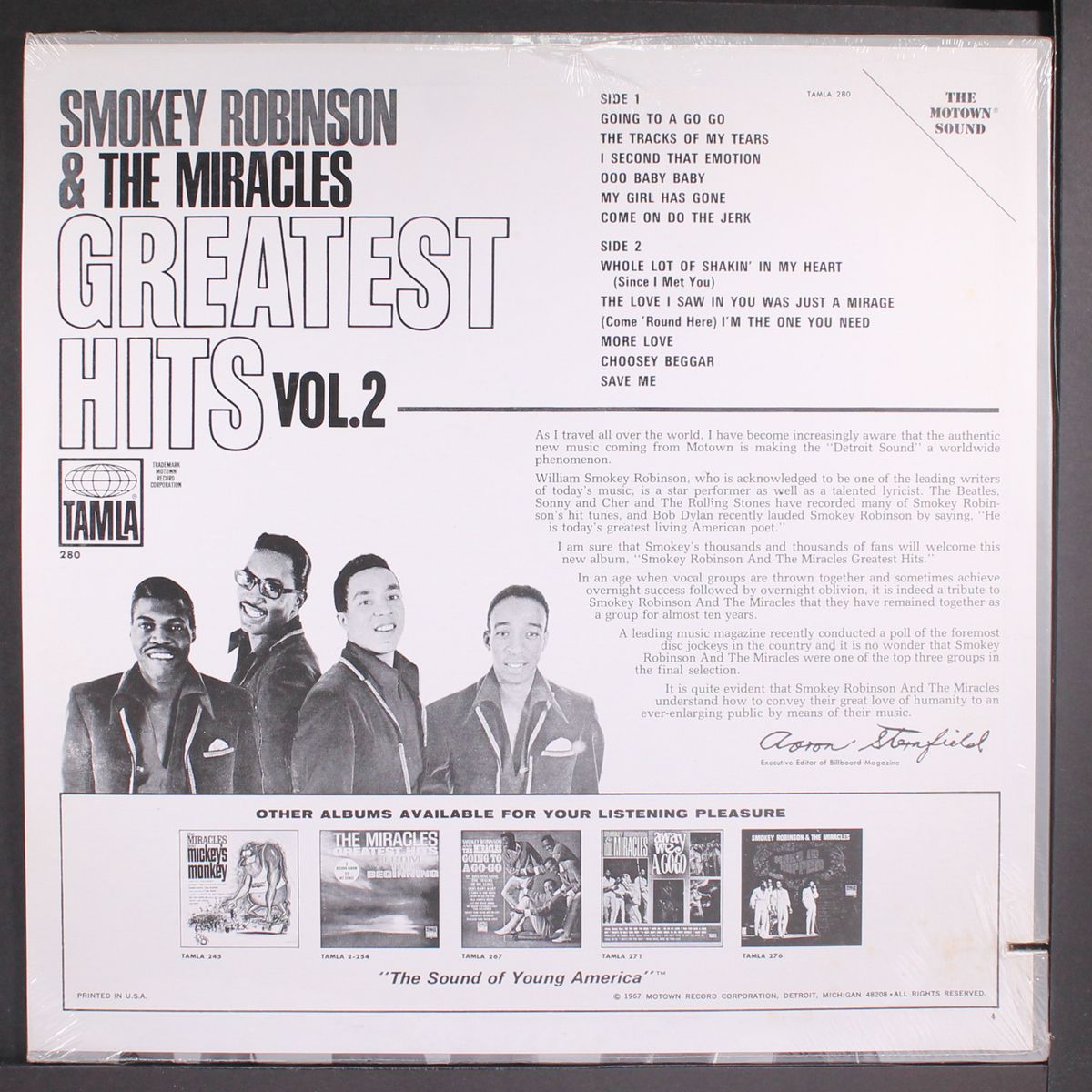 greatest hits, vol. 2 by SMOKEY ROBINSON & THE MIRACLES