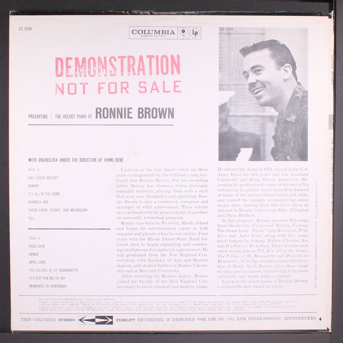 the velvet piano of ronnie brown by RONNIE BROWN
