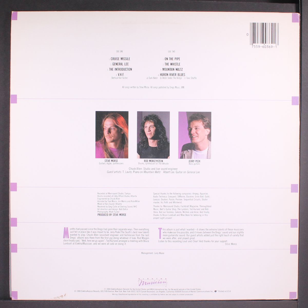 the introduction by STEVE MORSE BAND
