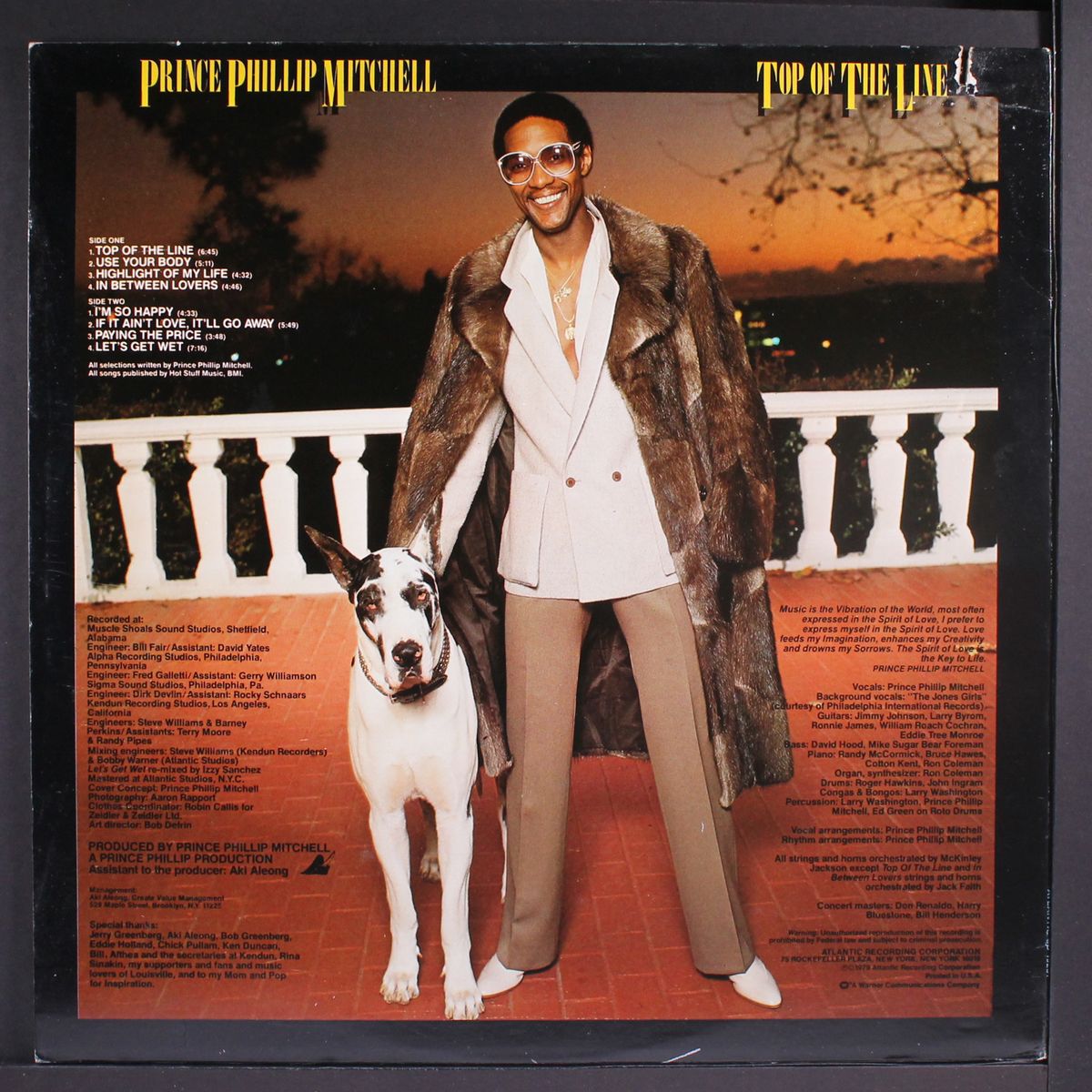 top of the line by PRINCE PHILLIP MITCHELL