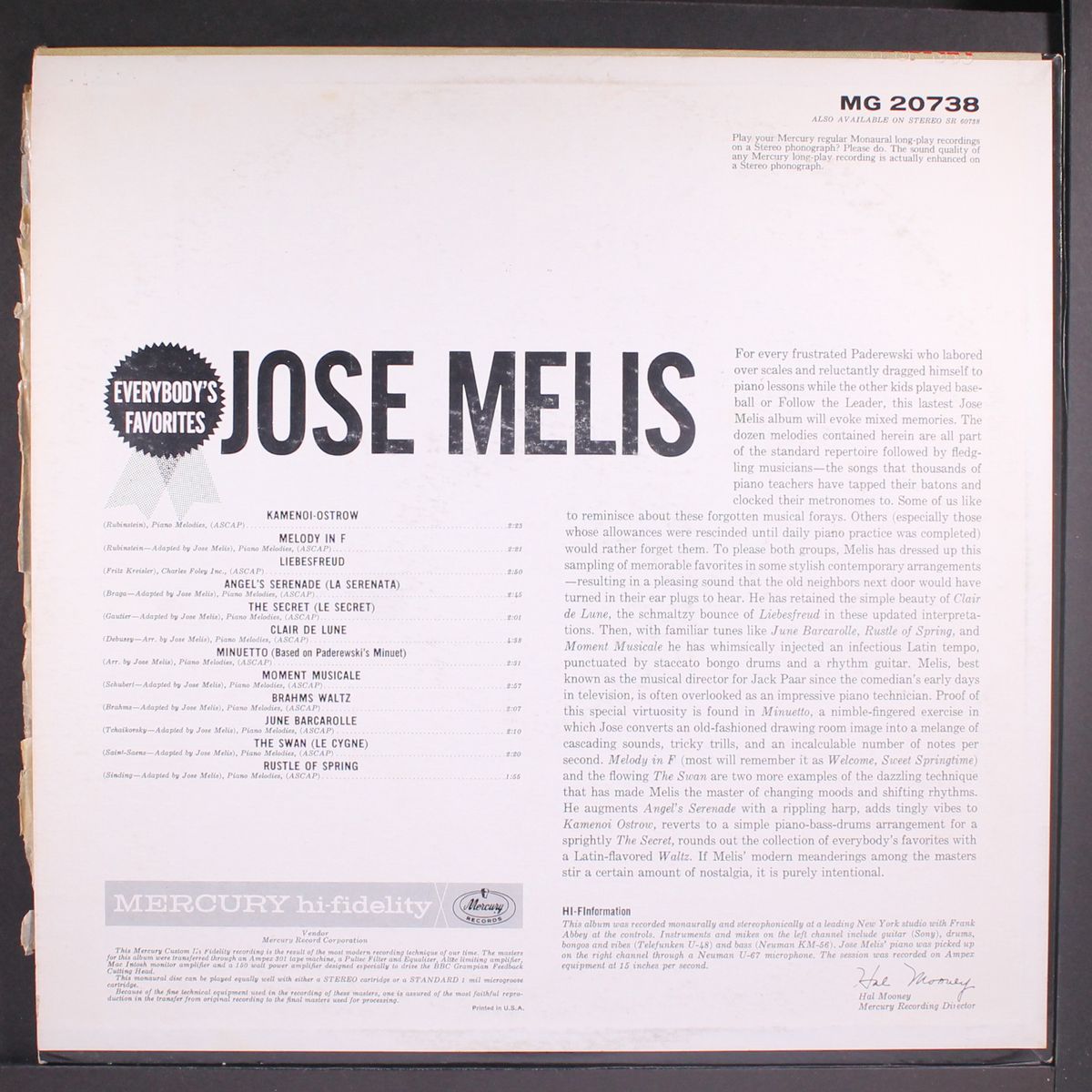 everybody's favorites by JOSE MELIS